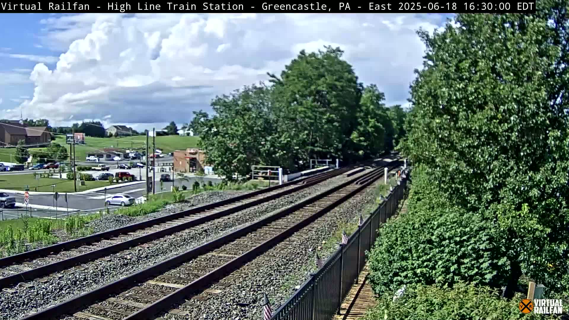 Greencastle Highline Train Station Live Cam - Greencastle, Franklin, Pennsylvania, USA