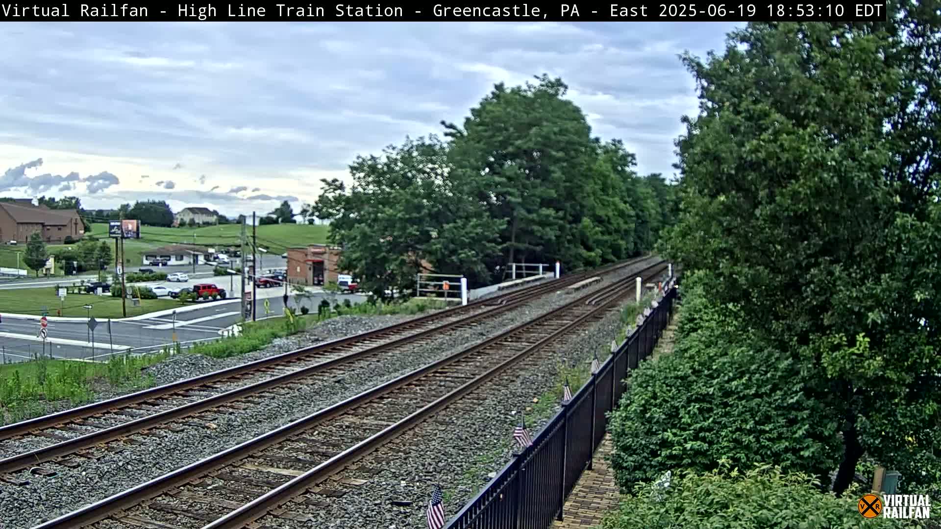 Greencastle Highline Train Station Live Cam - Greencastle, Franklin, Pennsylvania, USA