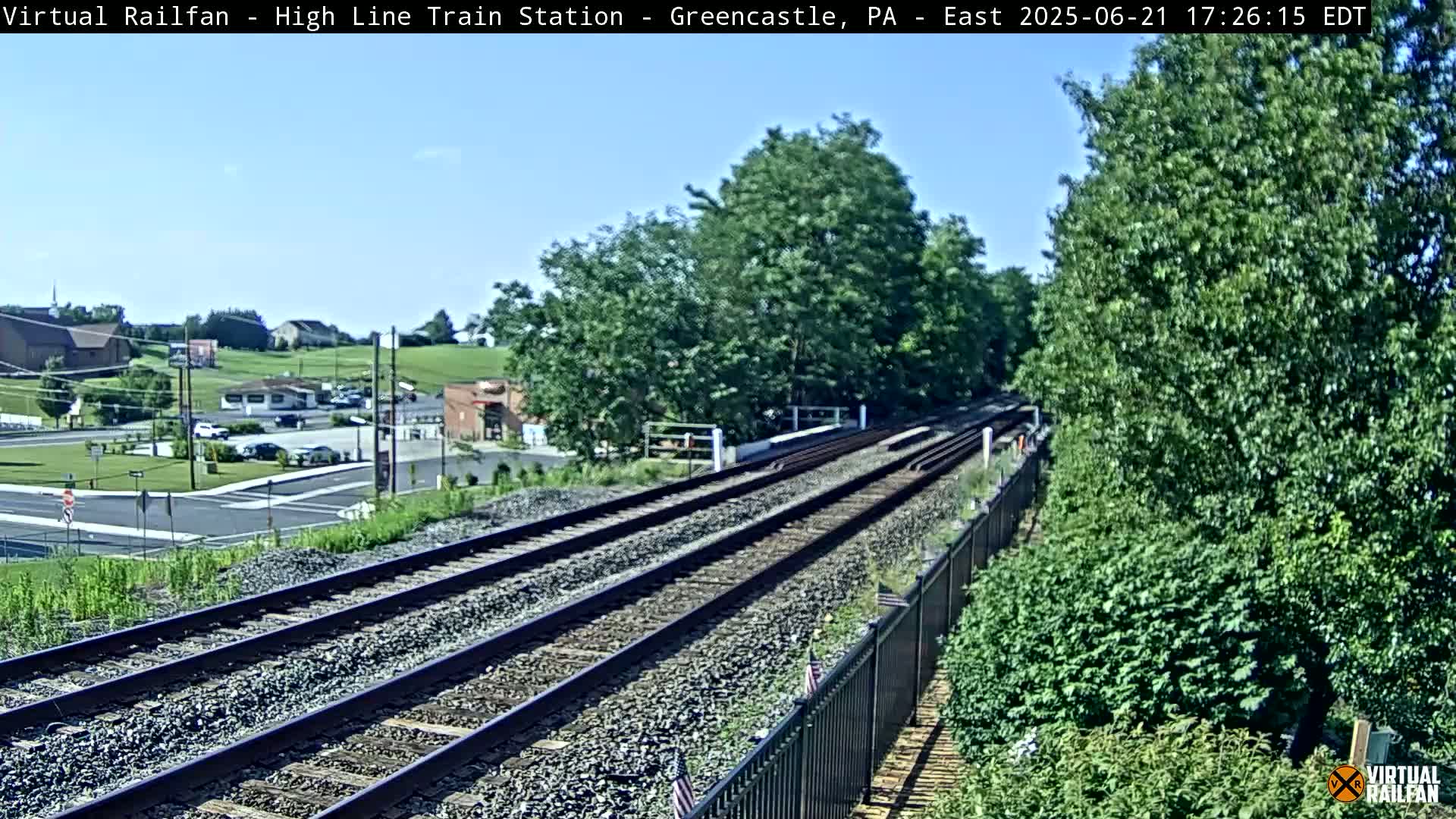 Greencastle Highline Train Station Live Cam - Greencastle, Franklin, Pennsylvania, USA