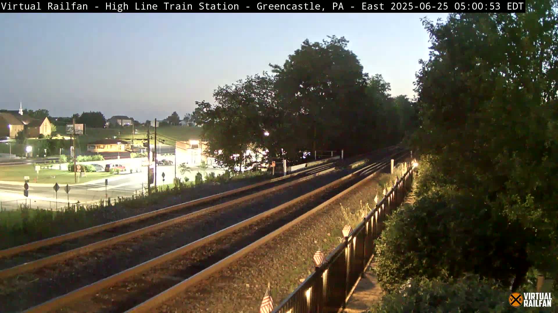 Greencastle Highline Train Station Live Cam - Greencastle, Franklin, Pennsylvania, USA