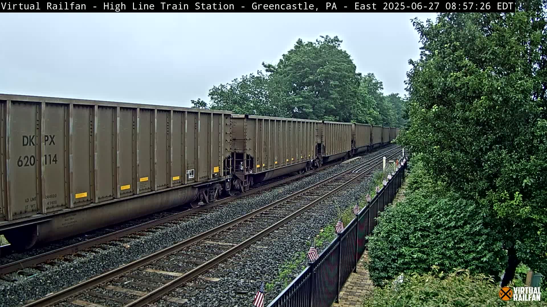Greencastle Highline Train Station Live Cam - Greencastle, Franklin, Pennsylvania, USA