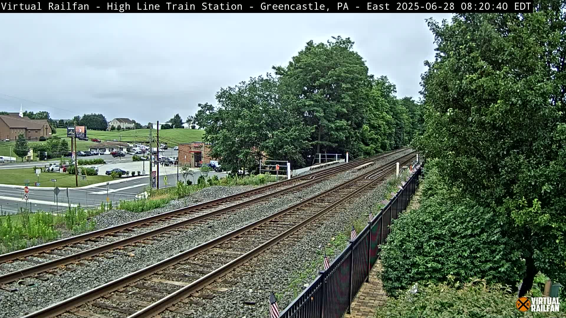 Greencastle Highline Train Station Live Cam - Greencastle, Franklin, Pennsylvania, USA