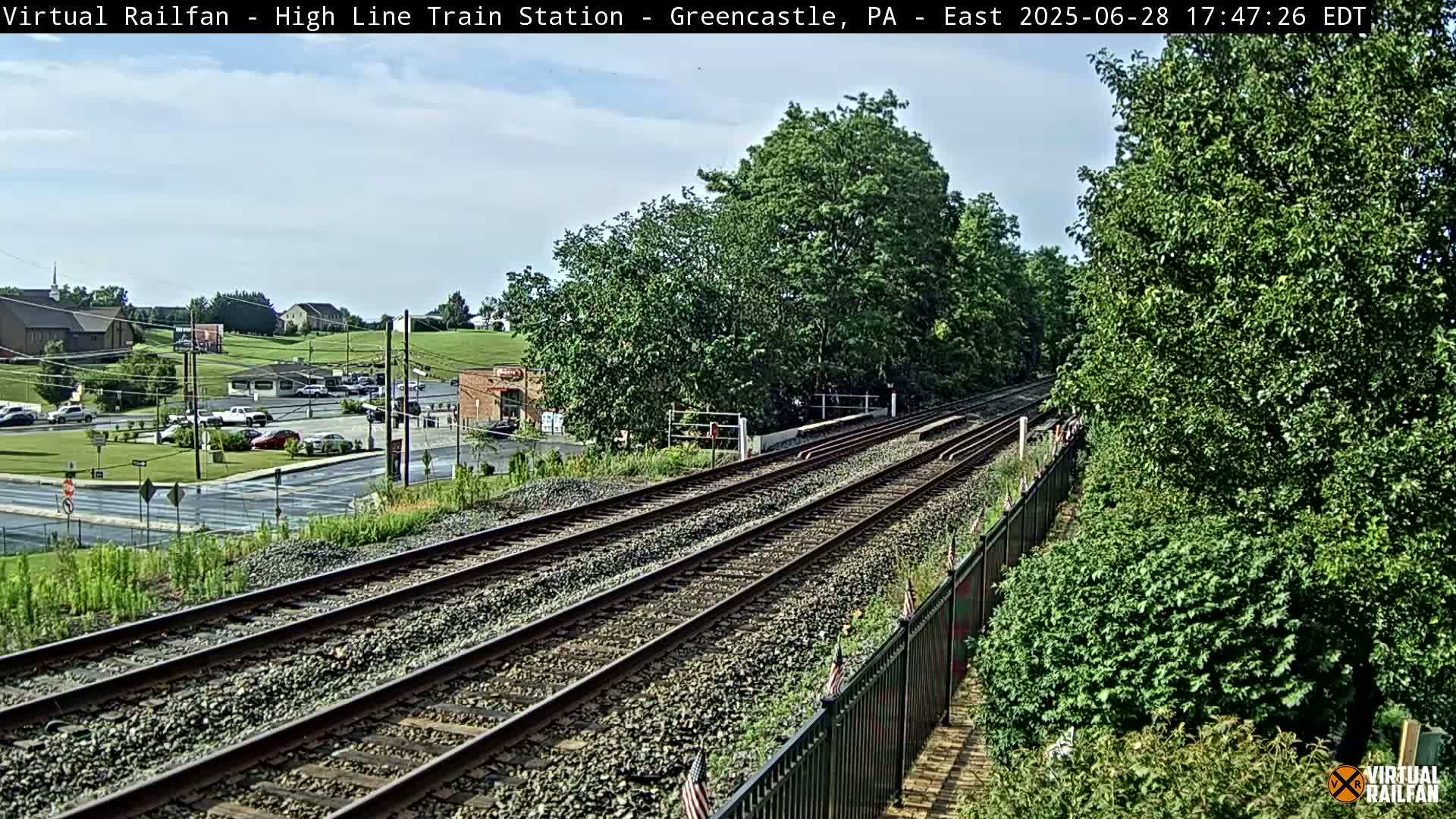 Greencastle Highline Train Station Live Cam - Greencastle, Franklin, Pennsylvania, USA