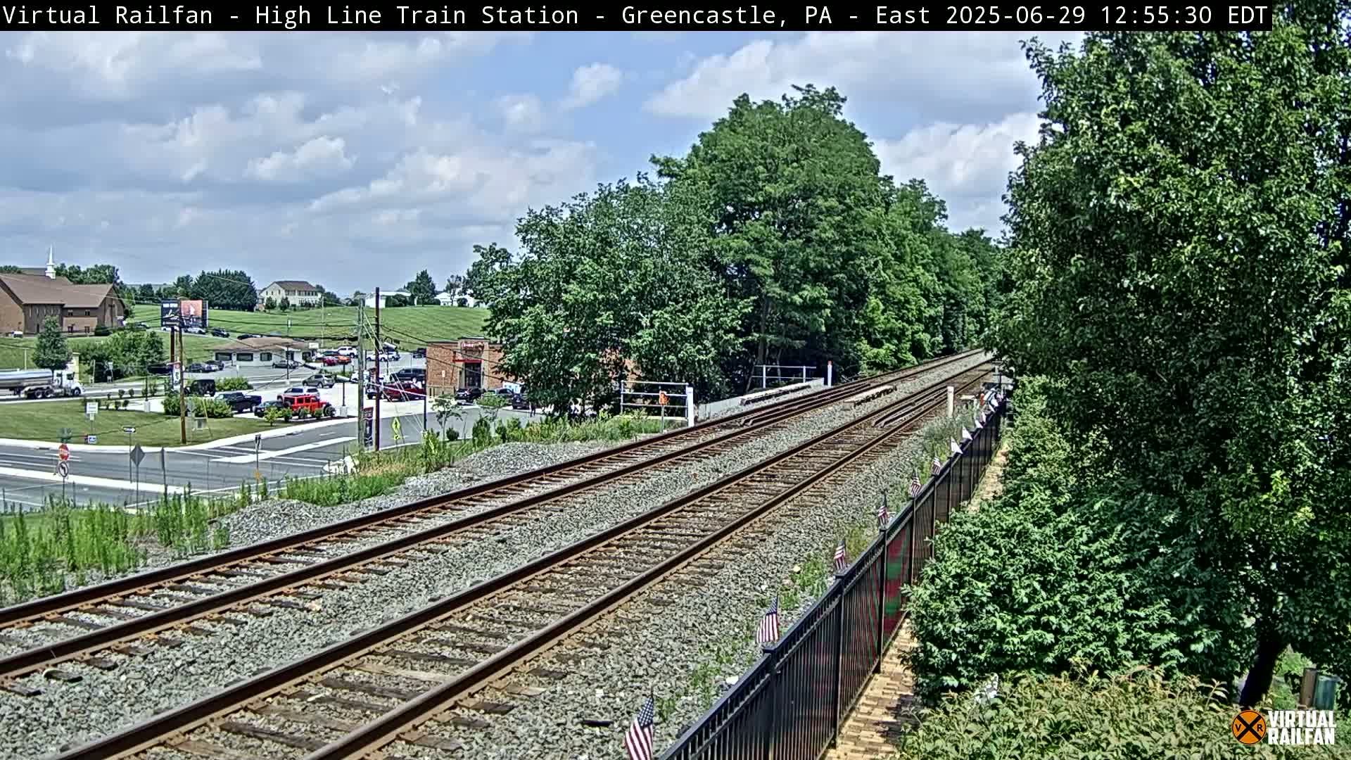 Greencastle Highline Train Station Live Cam - Greencastle, Franklin, Pennsylvania, USA