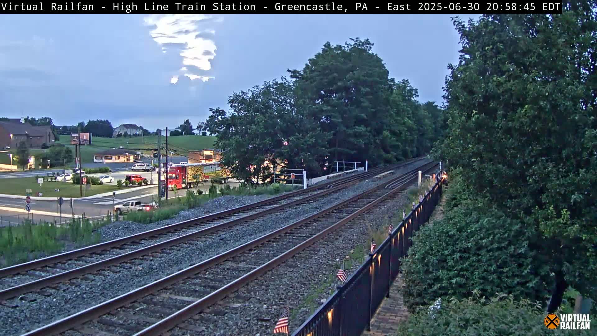 Greencastle Highline Train Station Live Cam - Greencastle, Franklin, Pennsylvania, USA