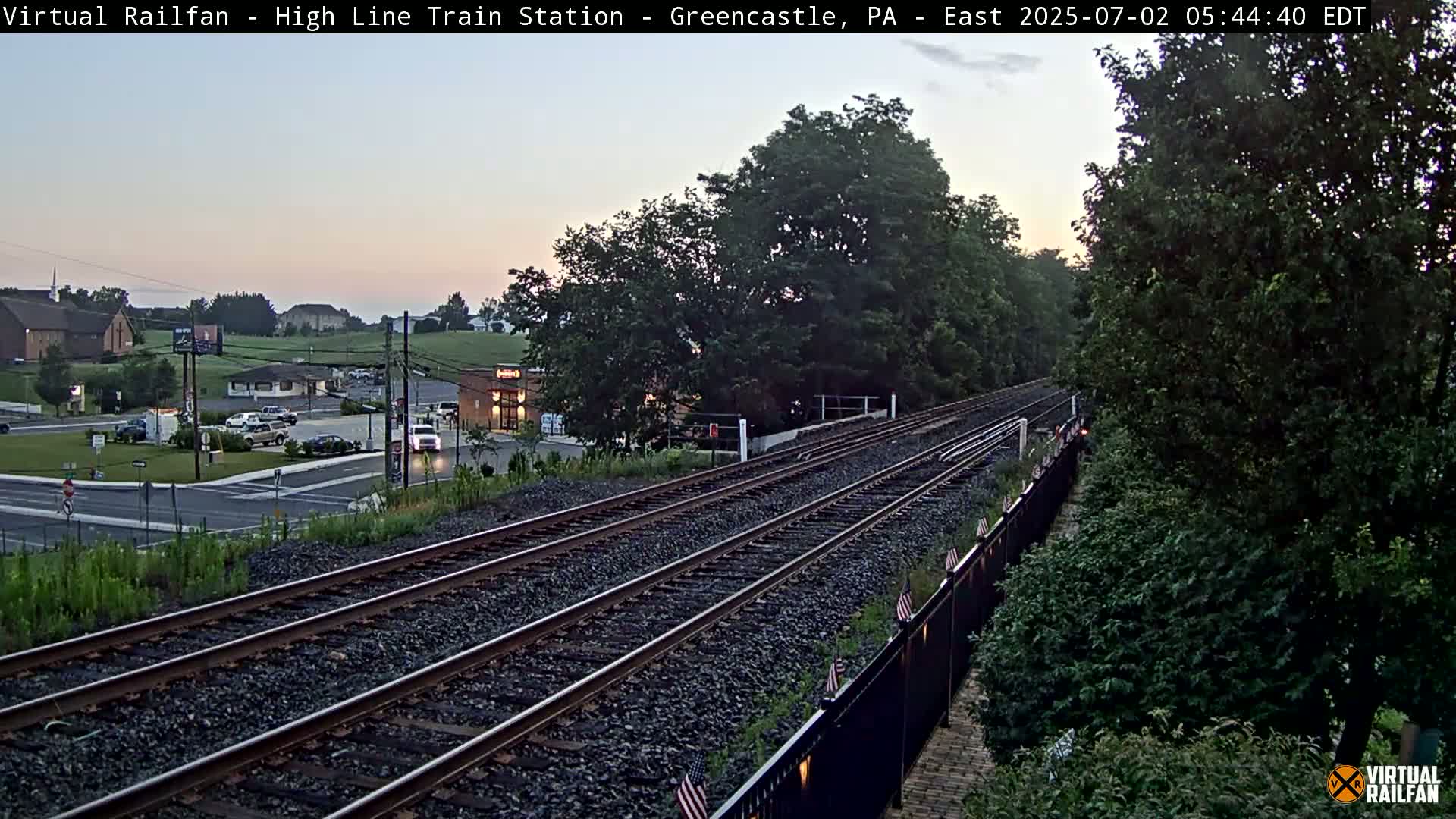 Greencastle Highline Train Station Live Cam - Greencastle, Franklin, Pennsylvania, USA