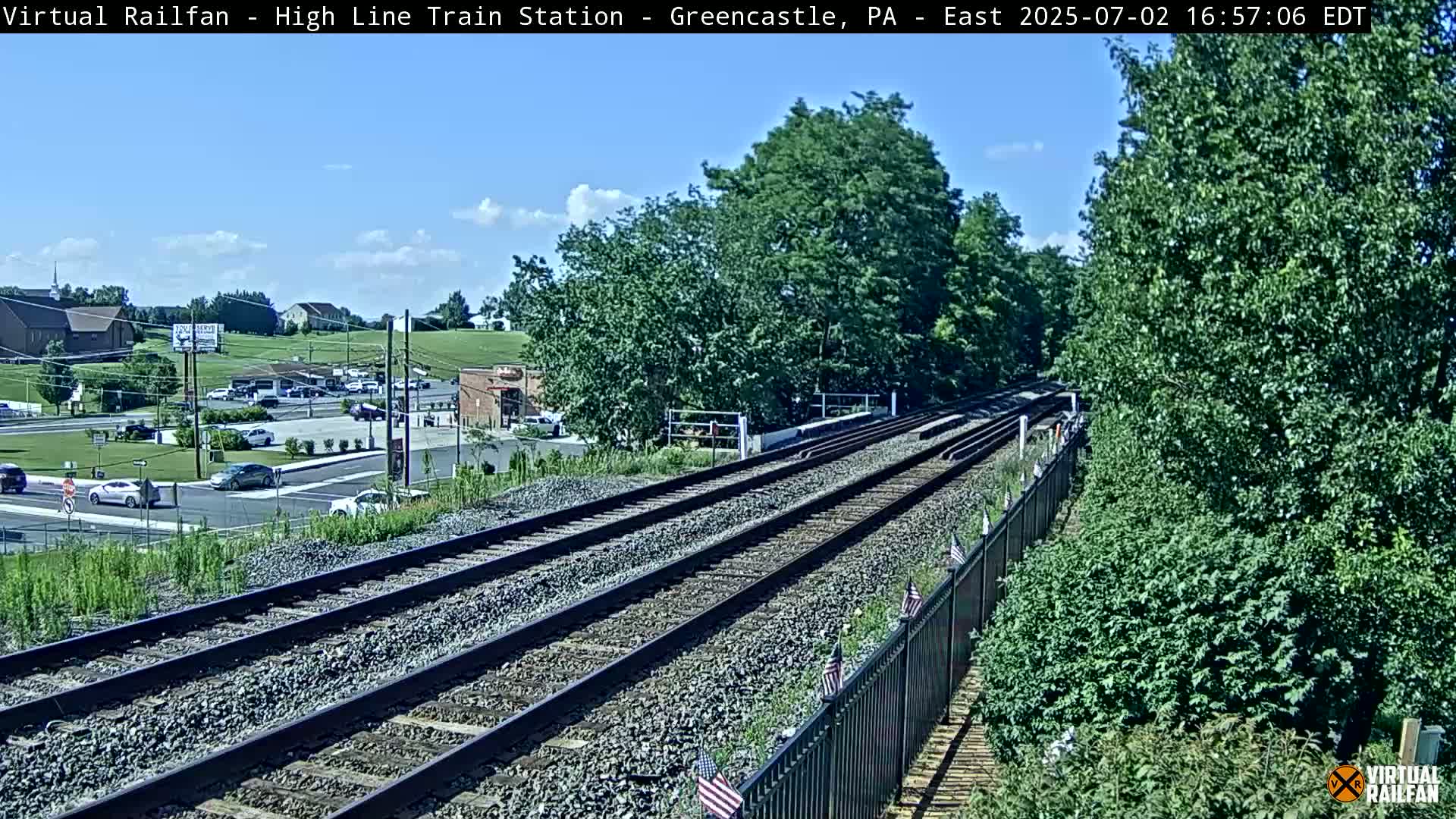 Greencastle Highline Train Station Live Cam - Greencastle, Franklin, Pennsylvania, USA