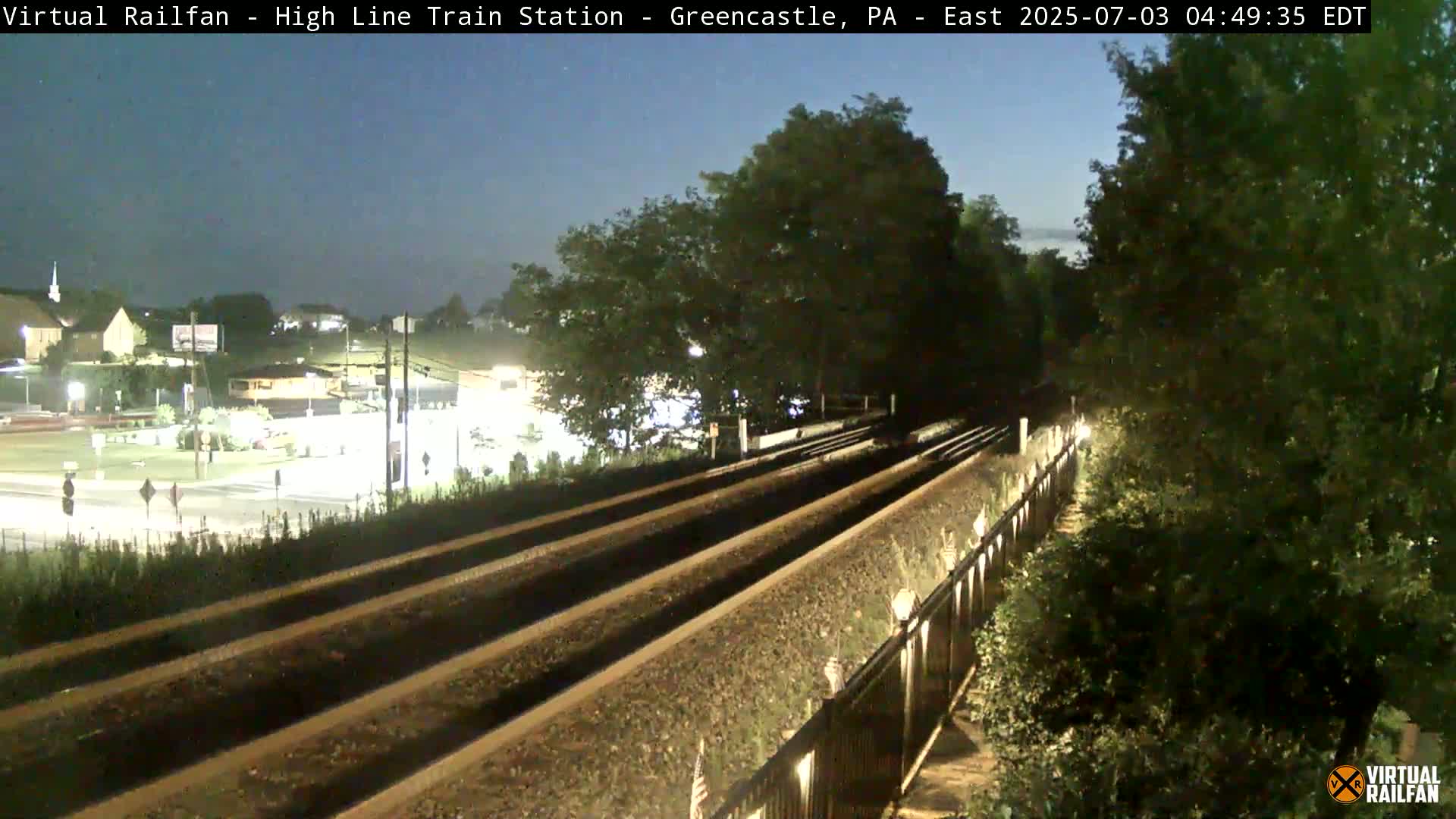 Greencastle Highline Train Station Live Cam - Greencastle, Franklin, Pennsylvania, USA