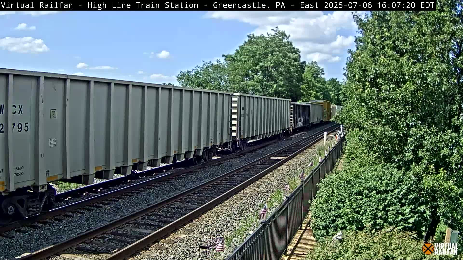 Greencastle Highline Train Station Live Cam - Greencastle, Franklin, Pennsylvania, USA