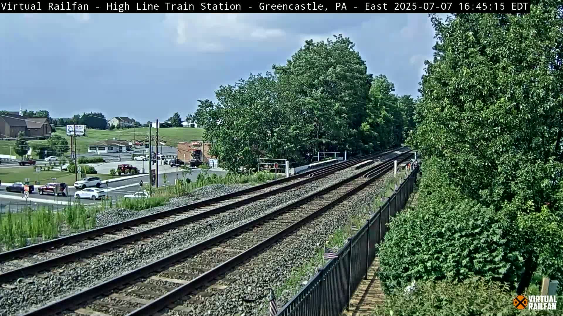 Greencastle Highline Train Station Live Cam - Greencastle, Franklin, Pennsylvania, USA