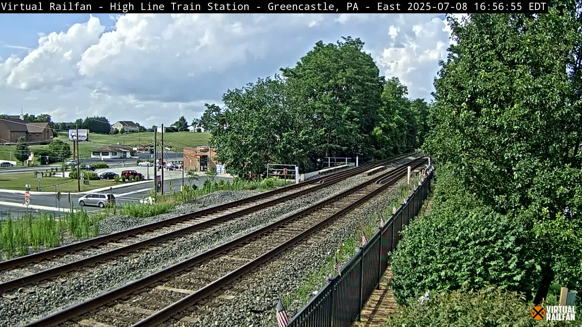 Greencastle Highline Train Station Live Cam - Greencastle, Franklin, Pennsylvania, USA