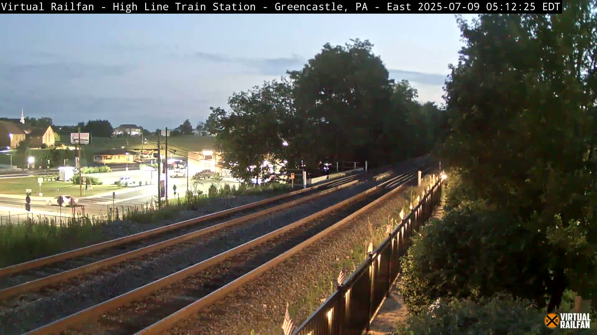 Greencastle Highline Train Station Live Cam - Greencastle, Franklin, Pennsylvania, USA