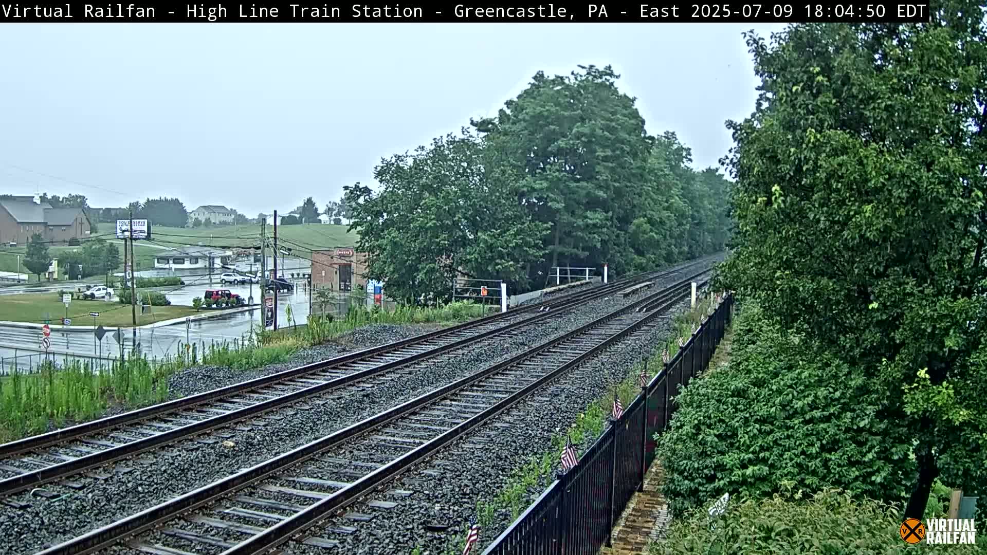 Greencastle Highline Train Station Live Cam - Greencastle, Franklin, Pennsylvania, USA