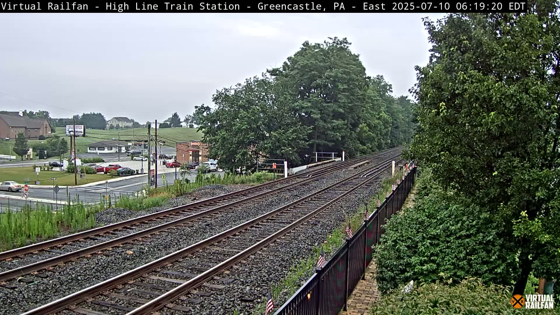 Greencastle Highline Train Station Live Cam - Greencastle, Franklin, Pennsylvania, USA