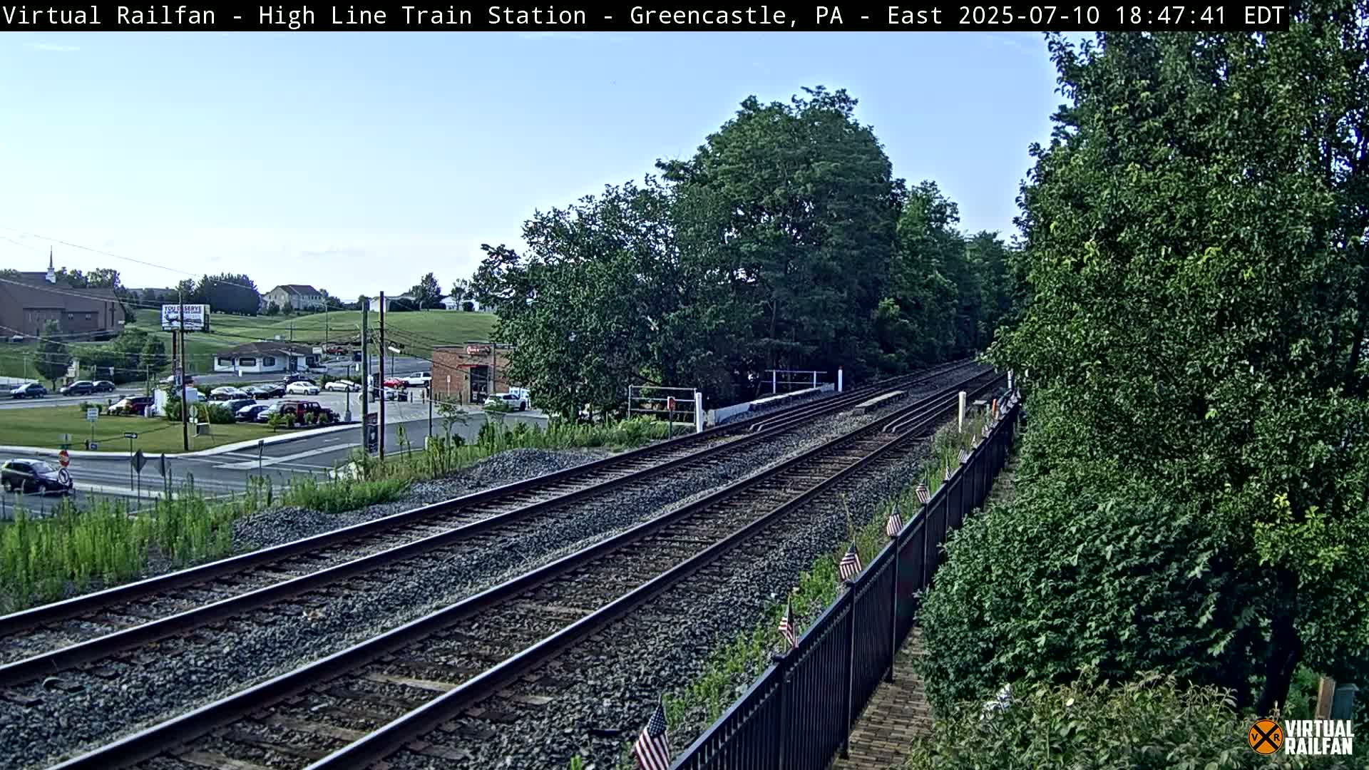 Greencastle Highline Train Station Live Cam - Greencastle, Franklin, Pennsylvania, USA