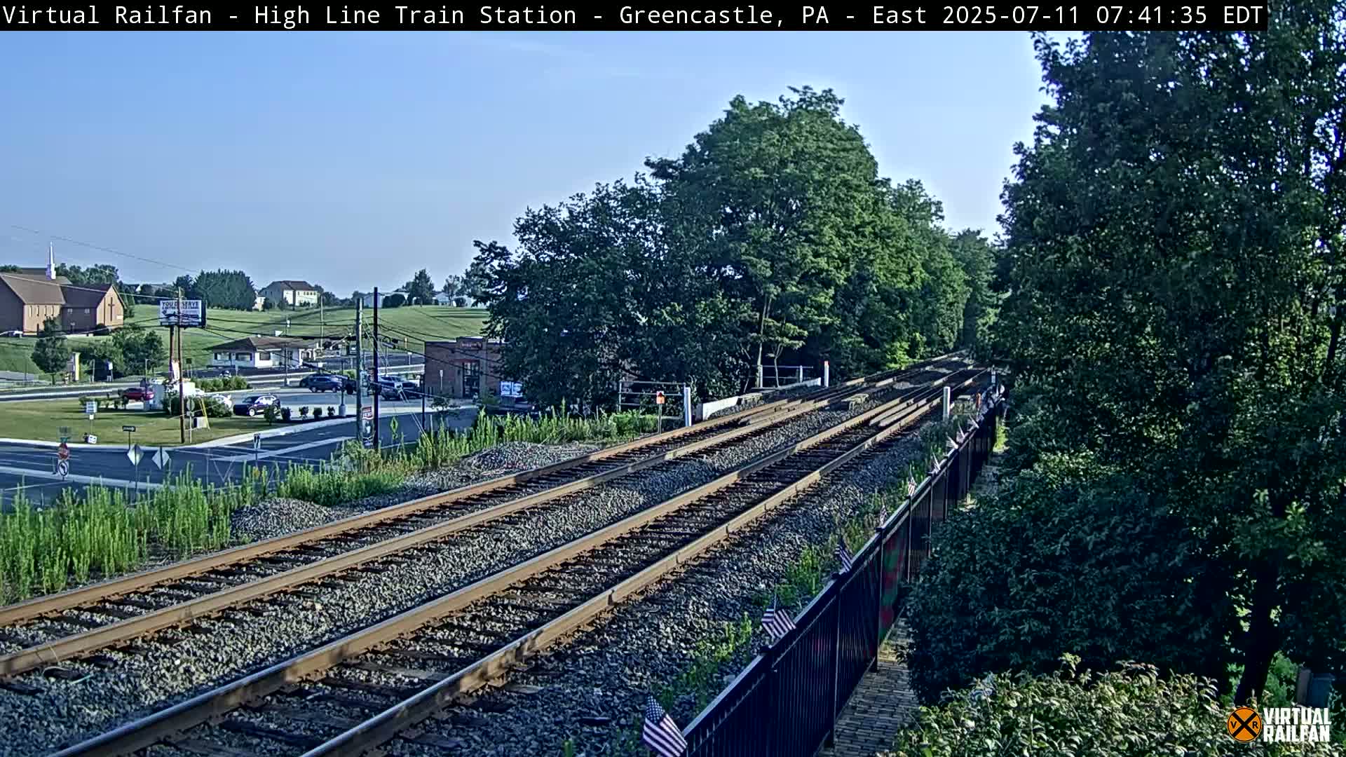 Greencastle Highline Train Station Live Cam - Greencastle, Franklin, Pennsylvania, USA
