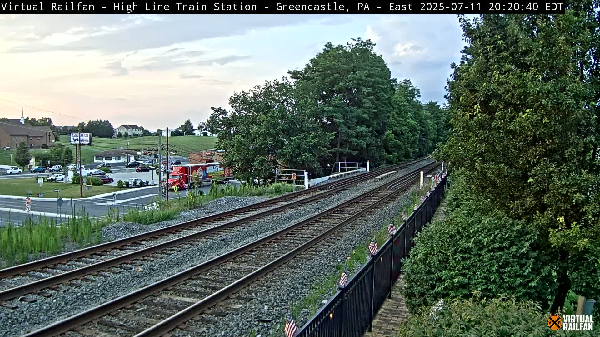 Greencastle Highline Train Station Live Cam - Greencastle, Franklin, Pennsylvania, USA