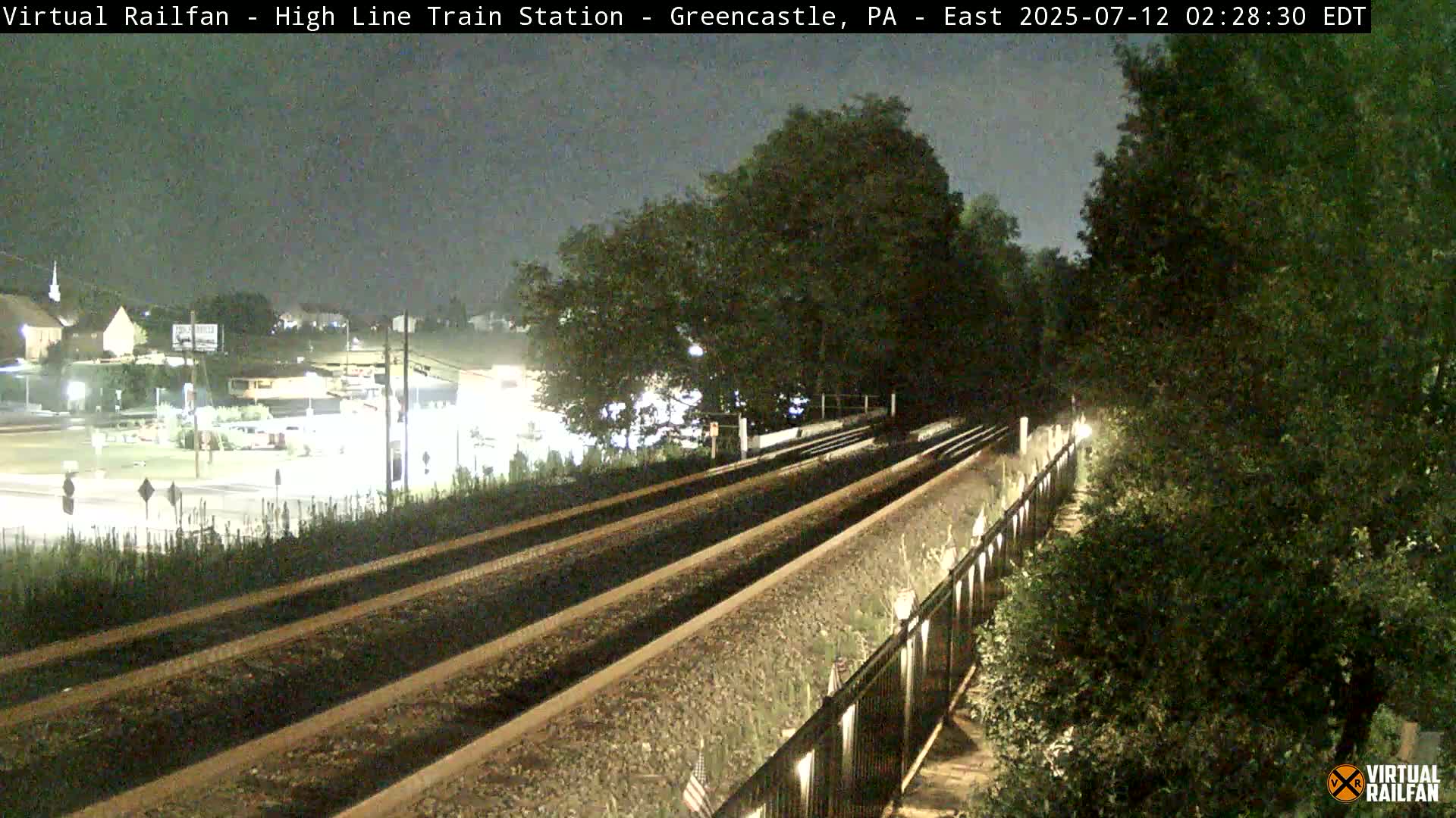 Greencastle Highline Train Station Live Cam - Greencastle, Franklin, Pennsylvania, USA