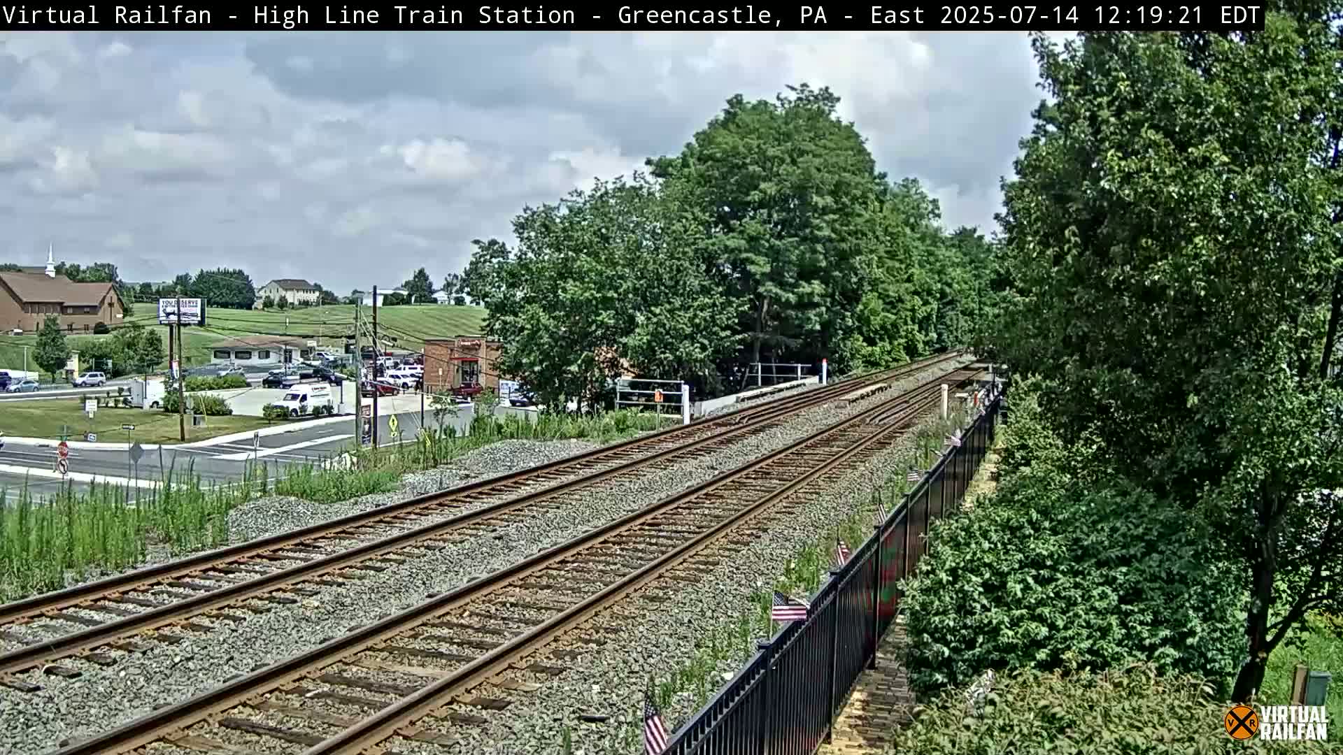 Greencastle Highline Train Station Live Cam - Greencastle, Franklin, Pennsylvania, USA