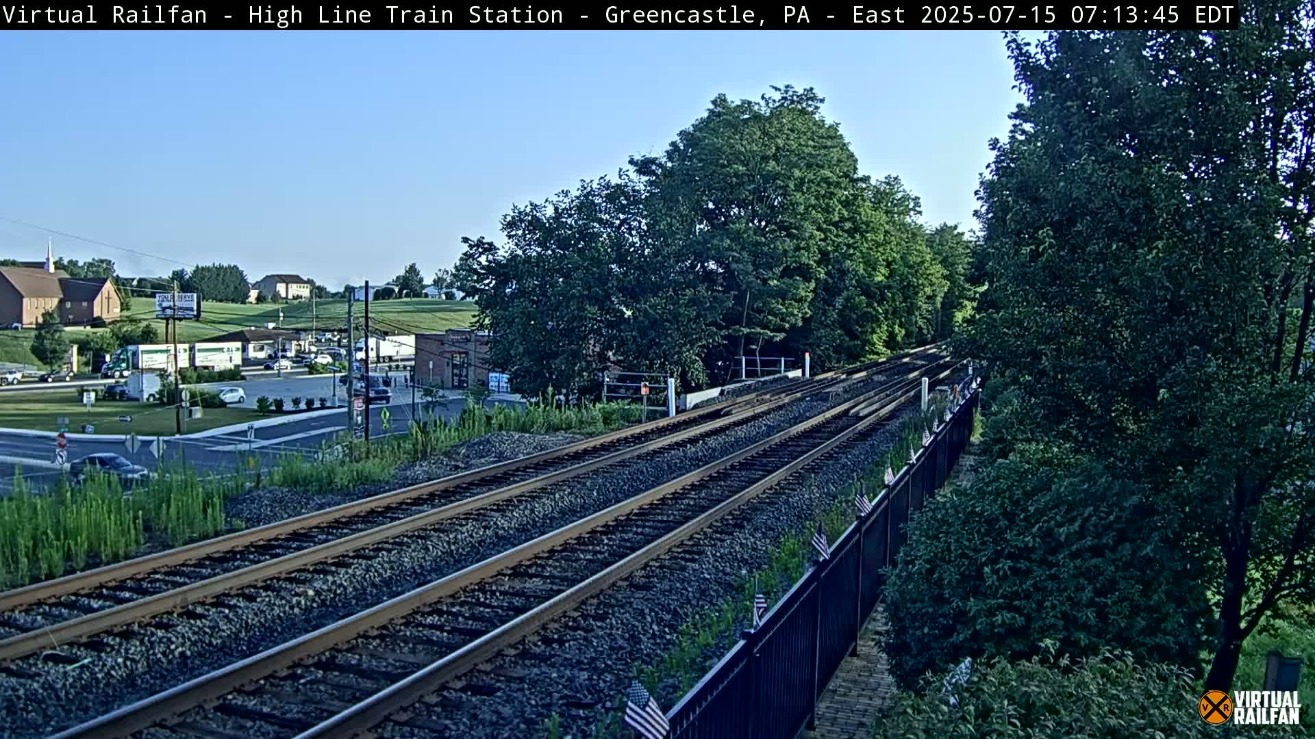 Greencastle Highline Train Station Live Cam - Greencastle, Franklin, Pennsylvania, USA