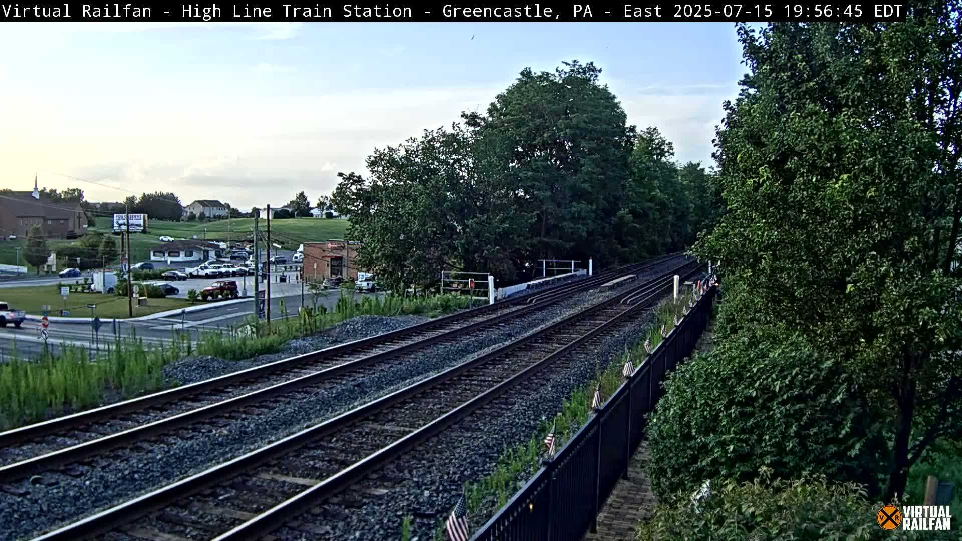 Greencastle Highline Train Station Live Cam - Greencastle, Franklin, Pennsylvania, USA