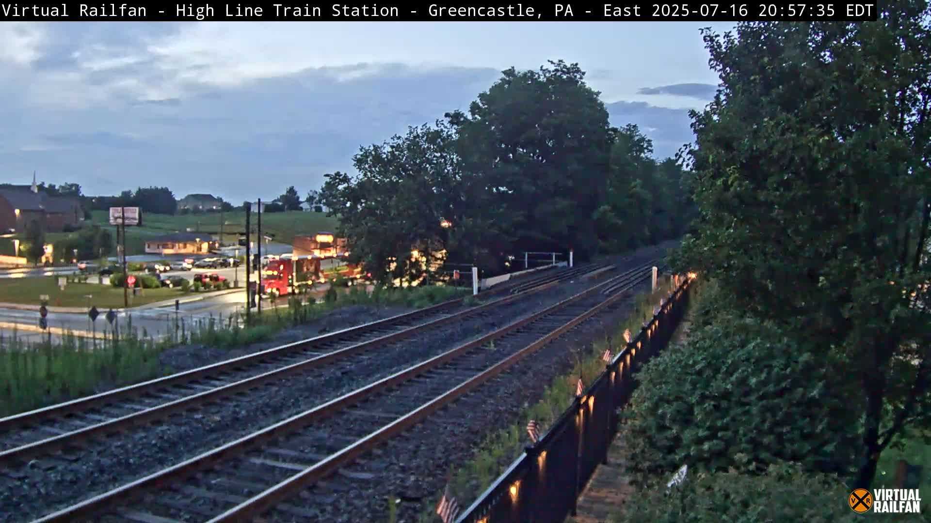 Greencastle Highline Train Station Live Cam - Greencastle, Franklin, Pennsylvania, USA