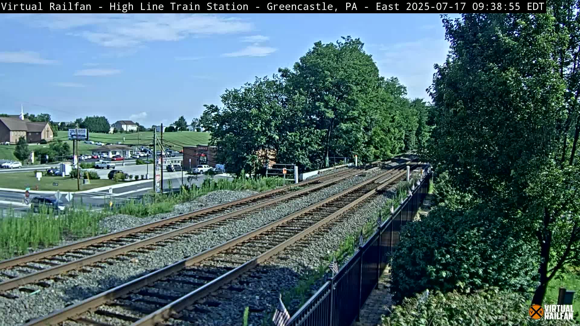 Greencastle Highline Train Station Live Cam - Greencastle, Franklin, Pennsylvania, USA