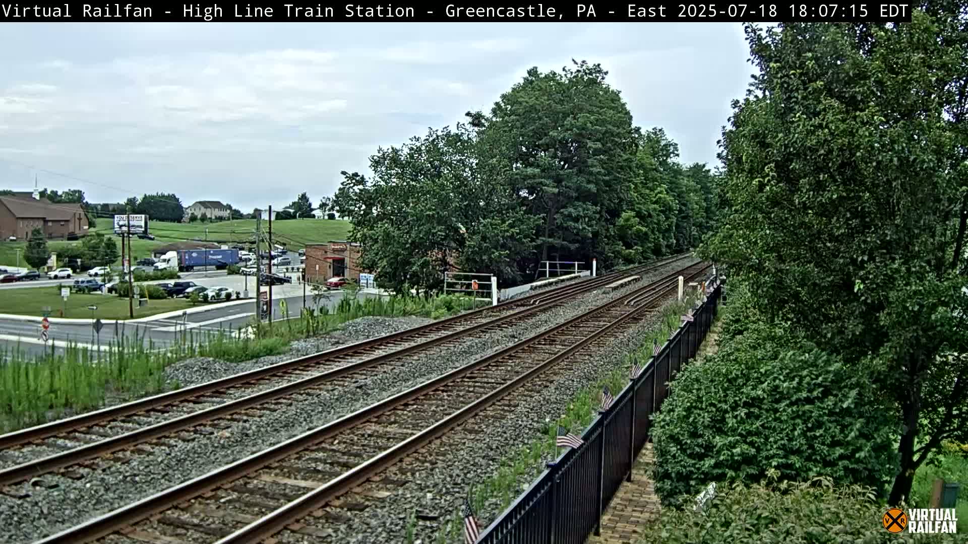 Greencastle Highline Train Station Live Cam - Greencastle, Franklin, Pennsylvania, USA