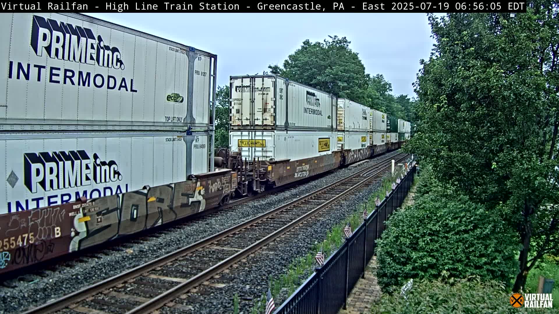 Greencastle Highline Train Station Live Cam - Greencastle, Franklin, Pennsylvania, USA