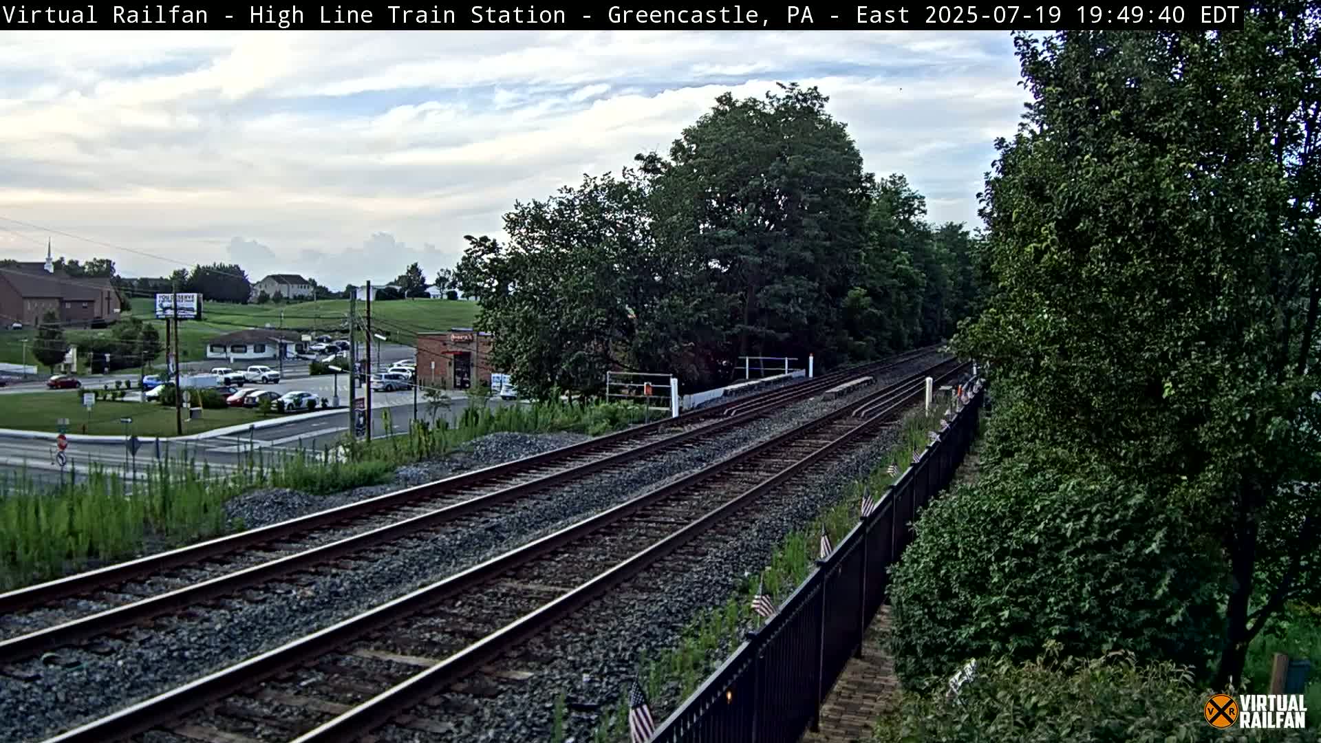 Greencastle Highline Train Station Live Cam - Greencastle, Franklin, Pennsylvania, USA
