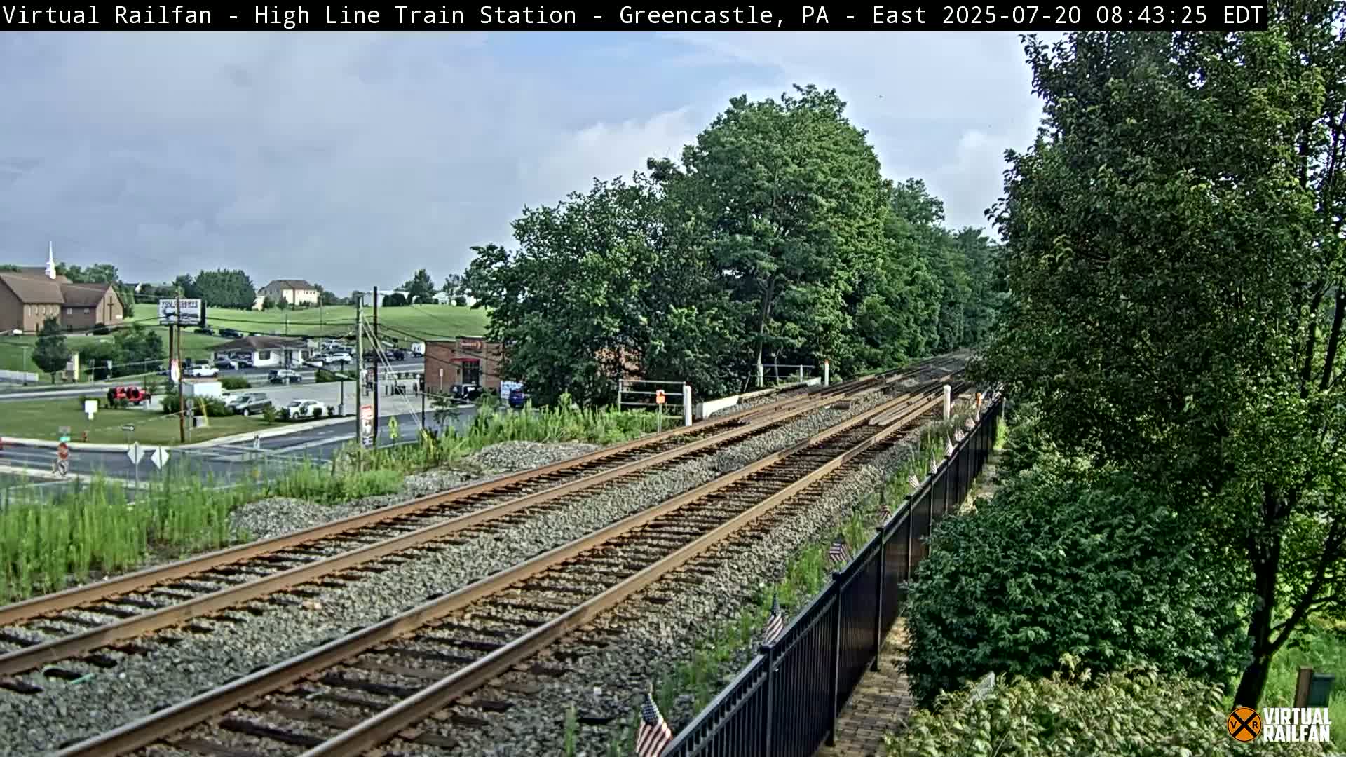 Greencastle Highline Train Station Live Cam - Greencastle, Franklin, Pennsylvania, USA