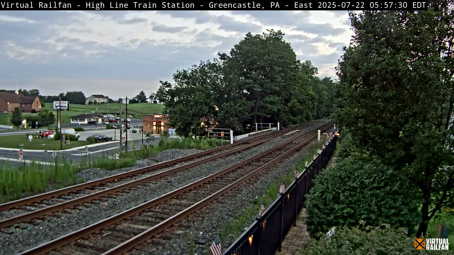 Greencastle Highline Train Station Live Cam - Greencastle, Franklin, Pennsylvania, USA