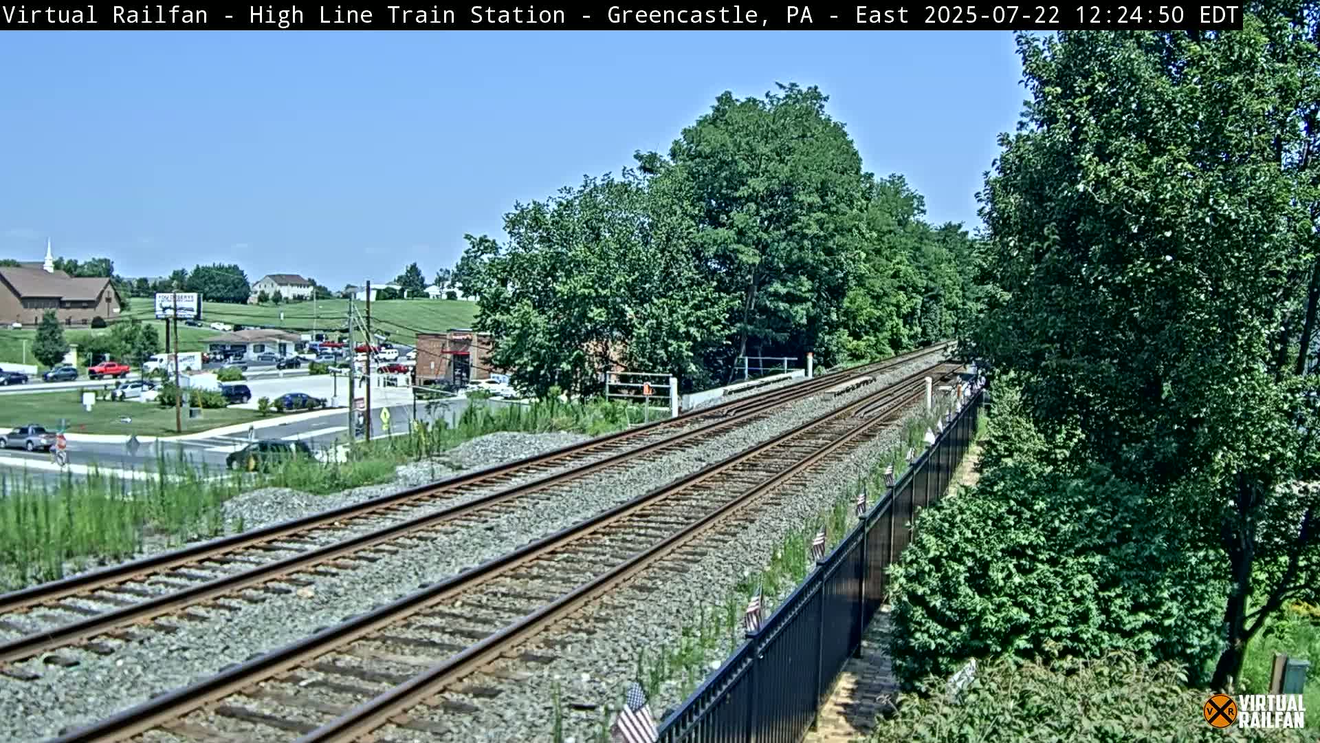 Greencastle Highline Train Station Live Cam - Greencastle, Franklin, Pennsylvania, USA