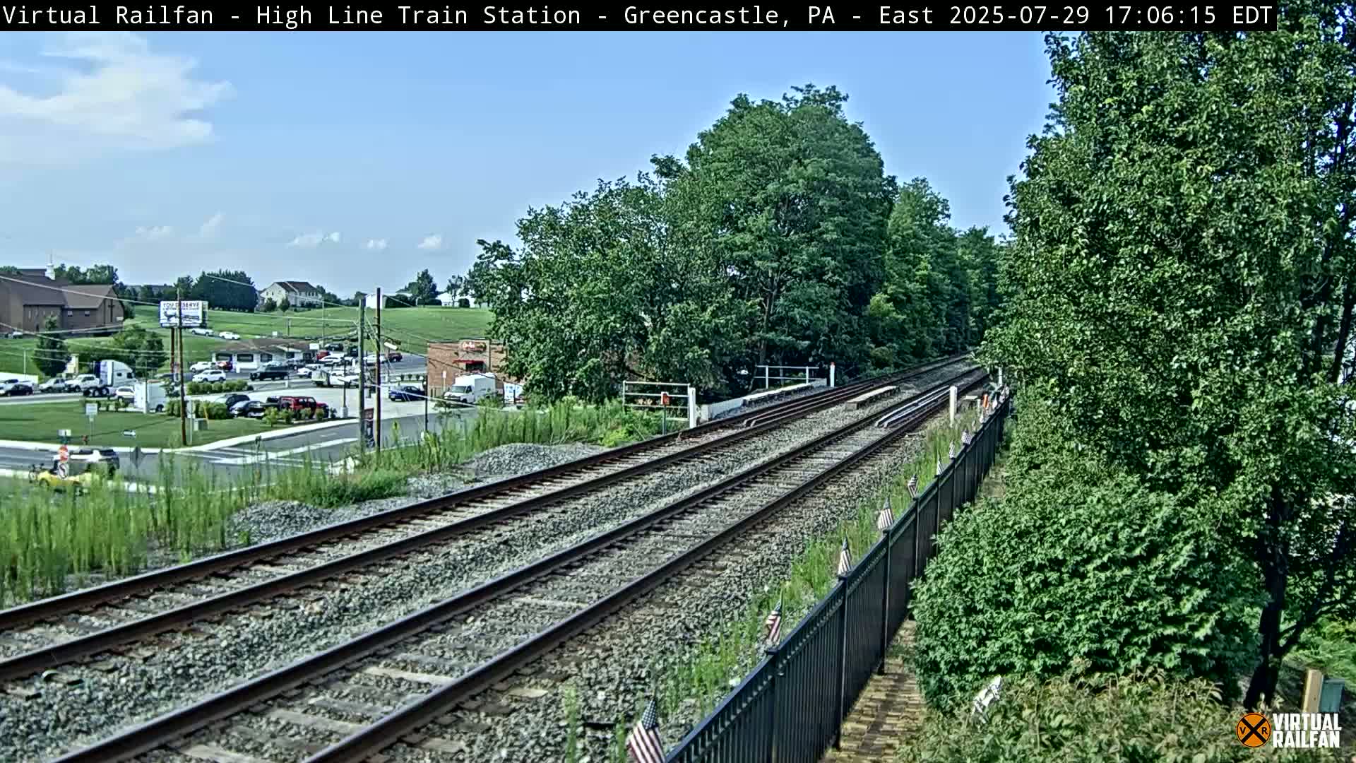 Greencastle Highline Train Station Live Cam - Greencastle, Franklin, Pennsylvania, USA