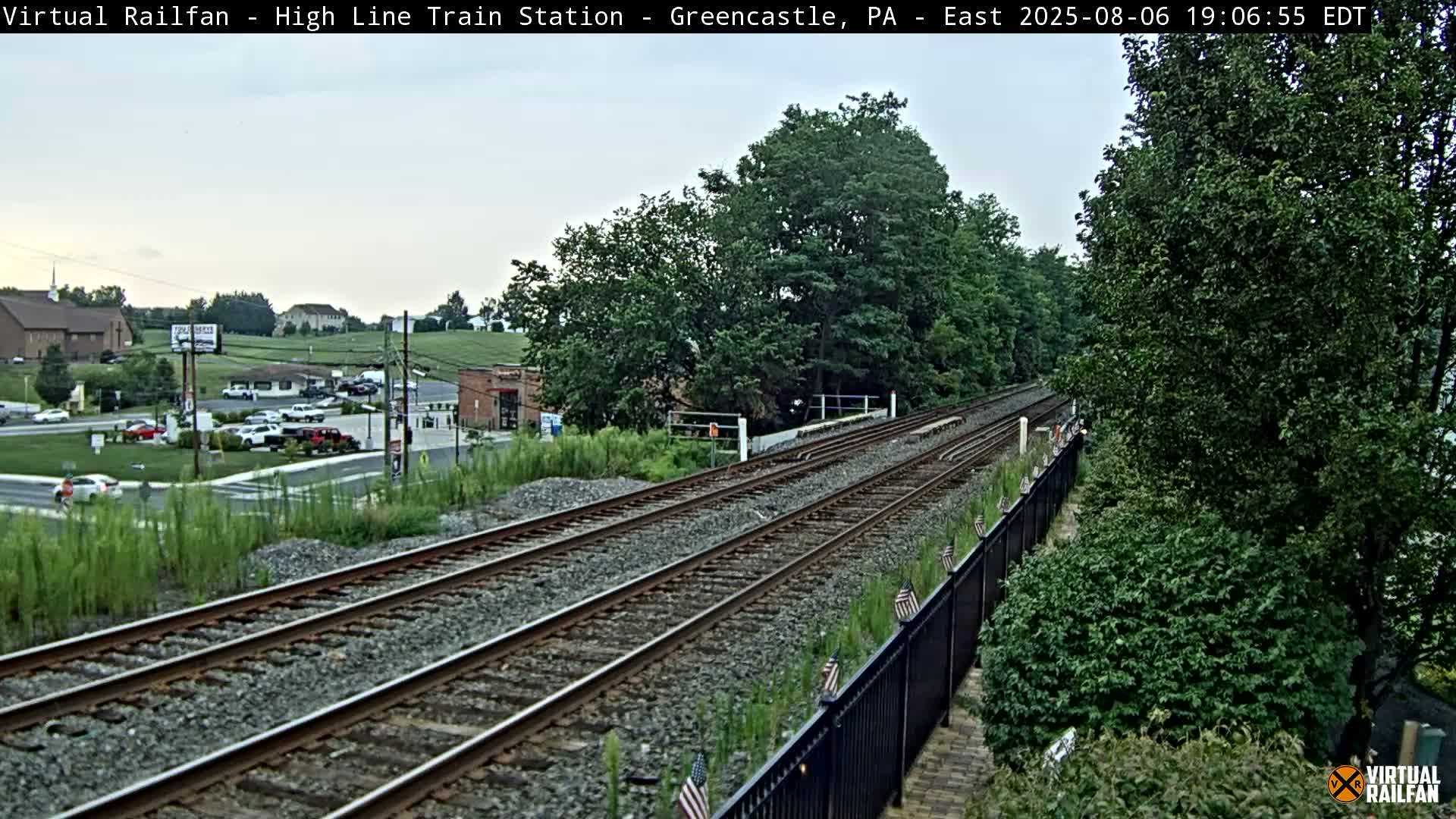 Greencastle Highline Train Station Live Cam - Greencastle, Franklin, Pennsylvania, USA