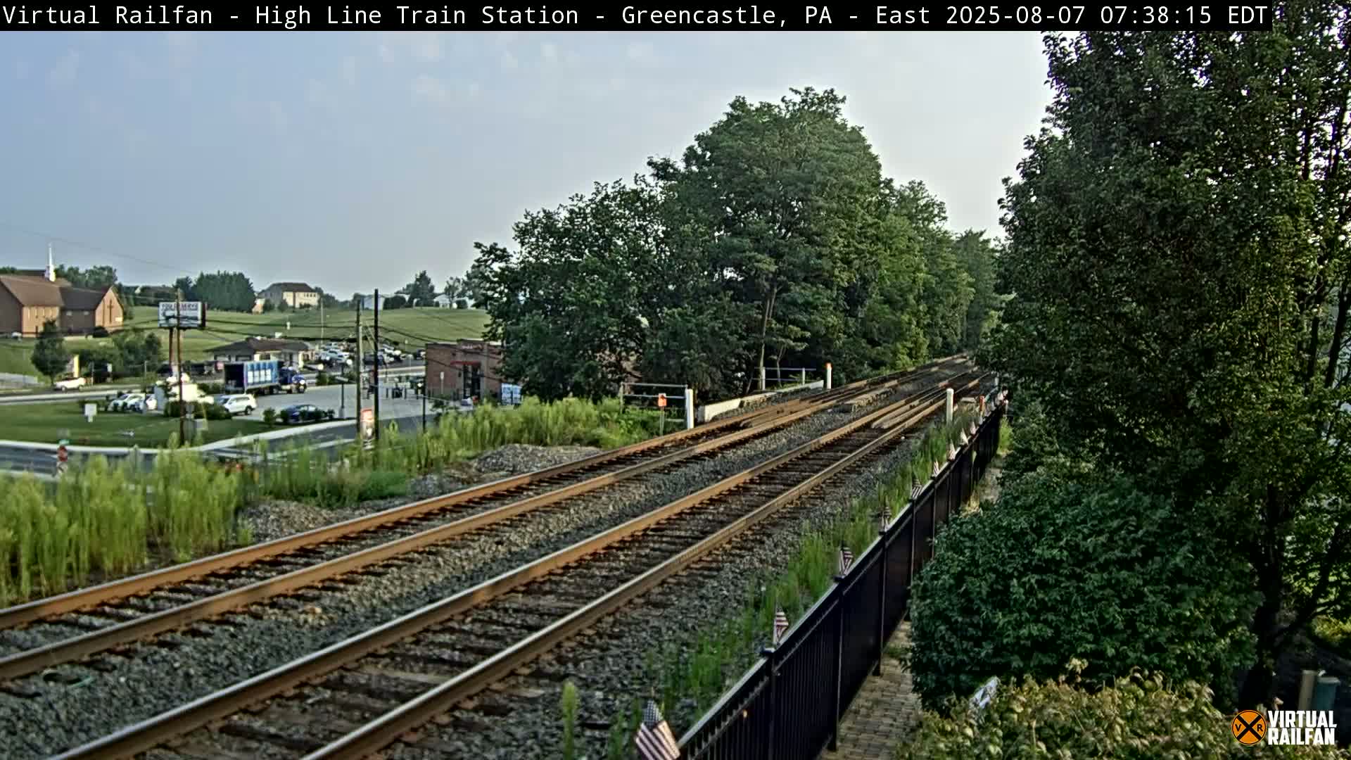 Greencastle Highline Train Station Live Cam - Greencastle, Franklin, Pennsylvania, USA