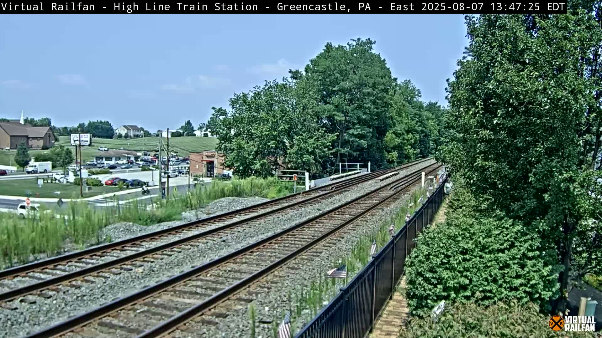 Greencastle Highline Train Station Live Cam - Greencastle, Franklin, Pennsylvania, USA