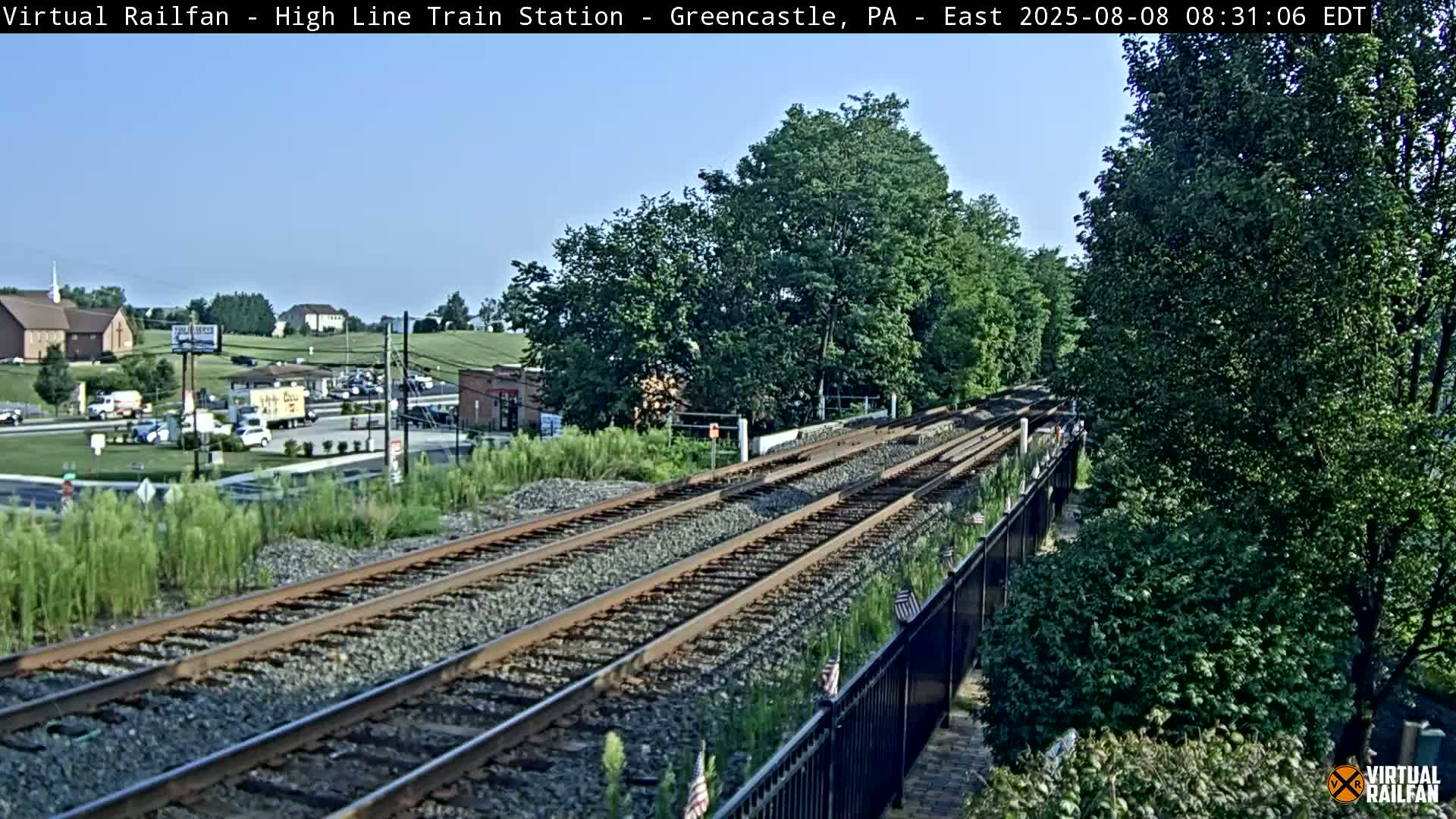 Greencastle Highline Train Station Live Cam - Greencastle, Franklin, Pennsylvania, USA
