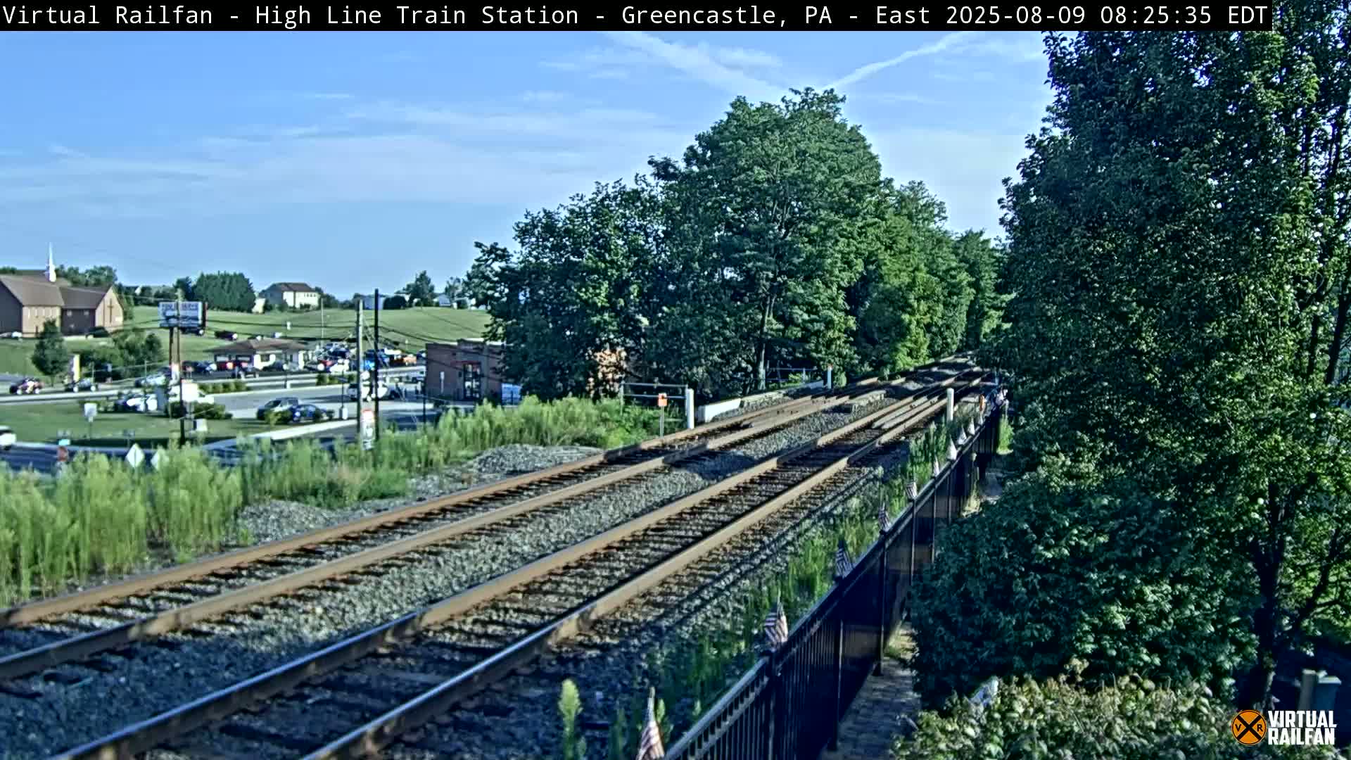 Greencastle Highline Train Station Live Cam - Greencastle, Franklin, Pennsylvania, USA