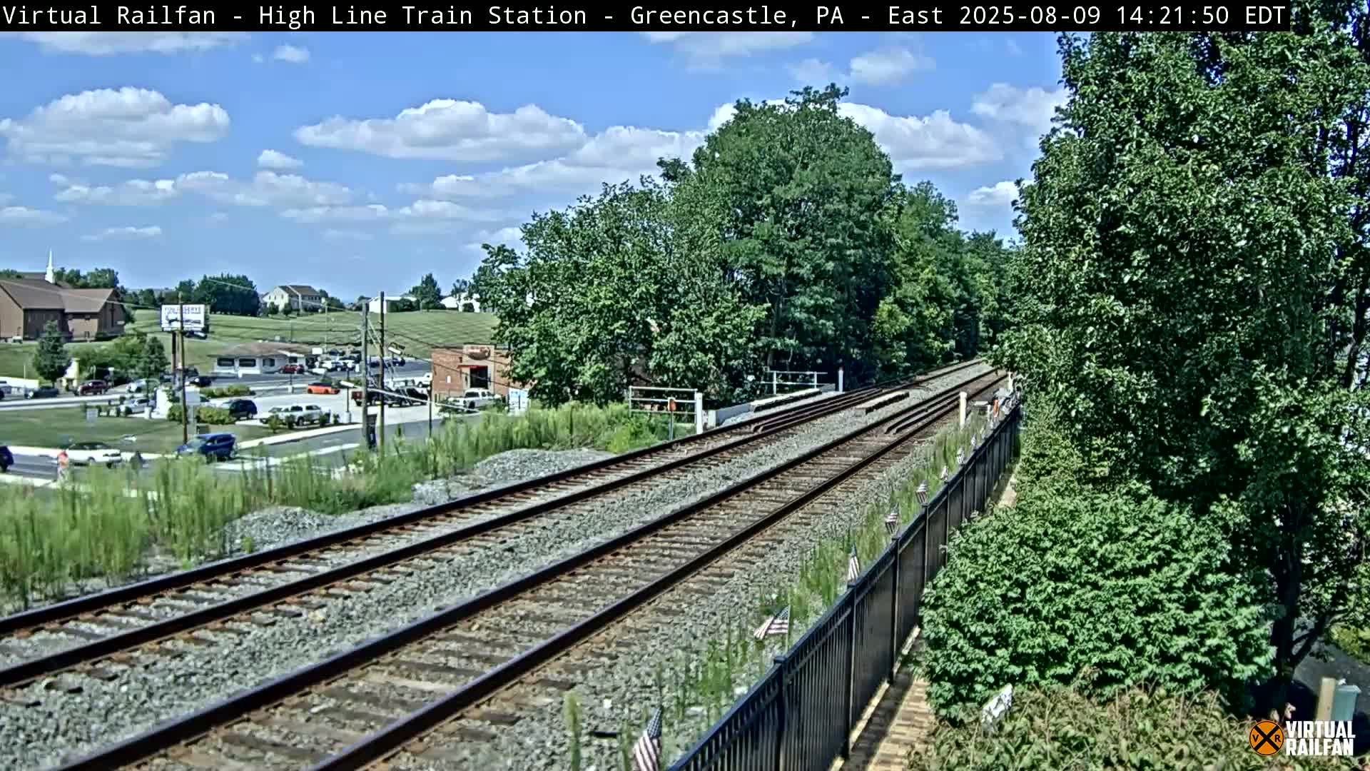Greencastle Highline Train Station Live Cam - Greencastle, Franklin, Pennsylvania, USA