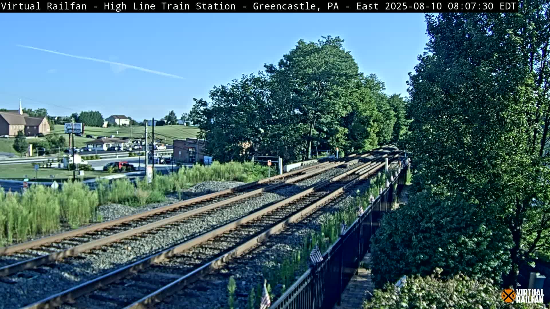 Greencastle Highline Train Station Live Cam - Greencastle, Franklin, Pennsylvania, USA