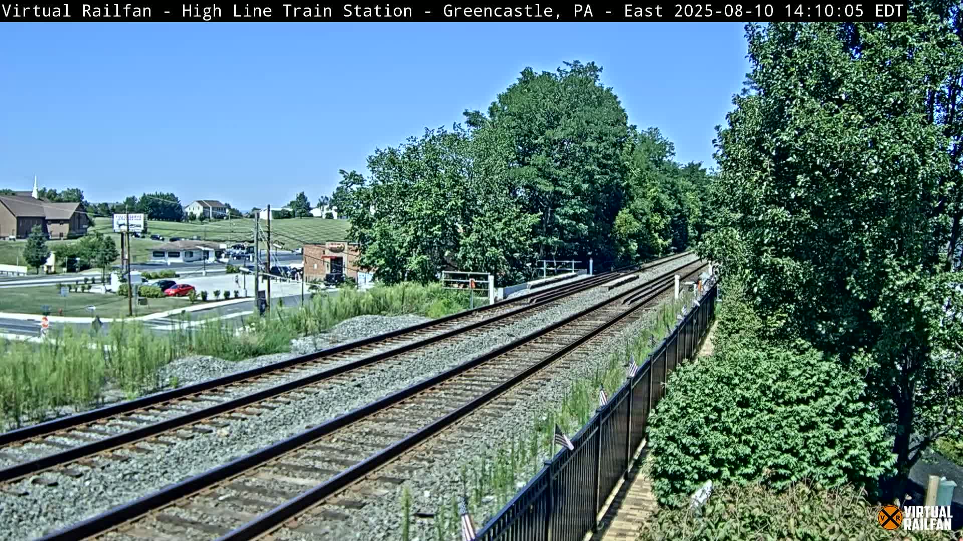 Greencastle Highline Train Station Live Cam - Greencastle, Franklin, Pennsylvania, USA