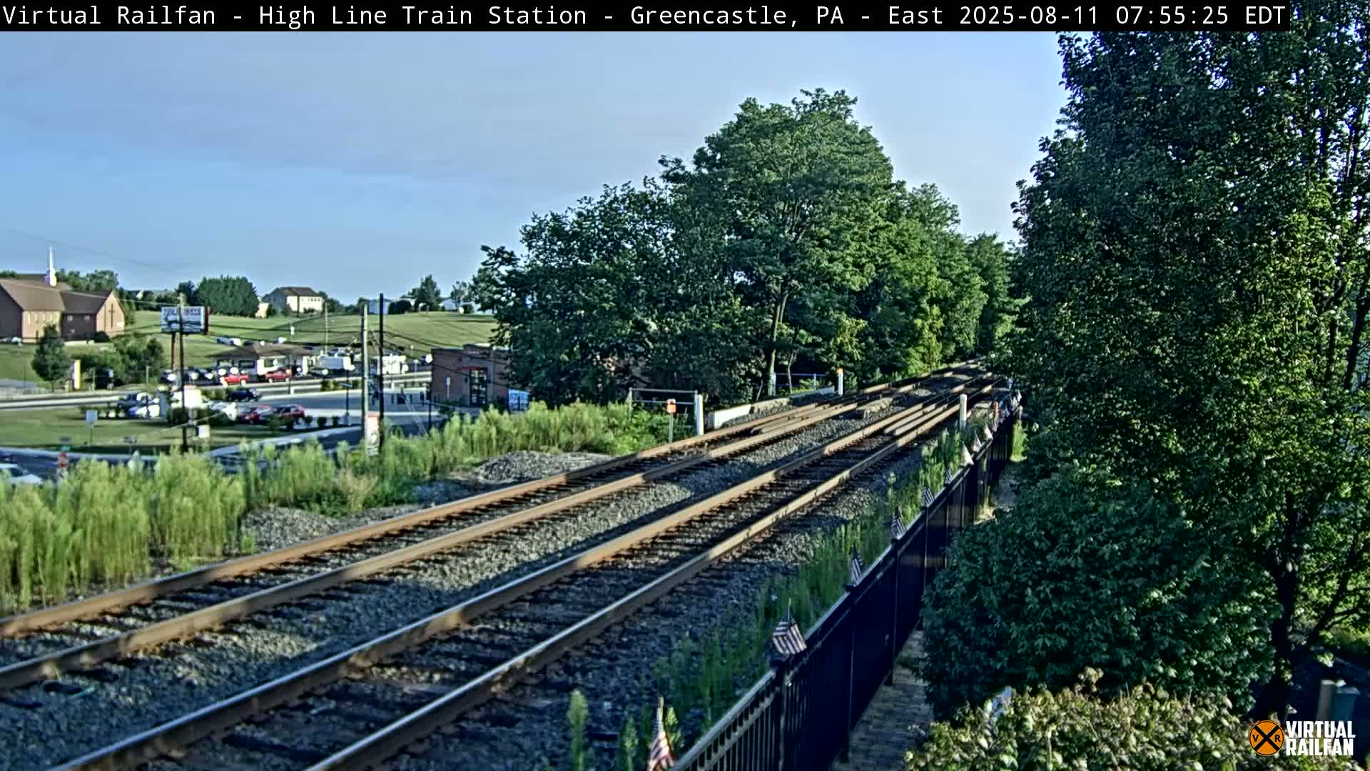 Greencastle Highline Train Station Live Cam - Greencastle, Franklin, Pennsylvania, USA