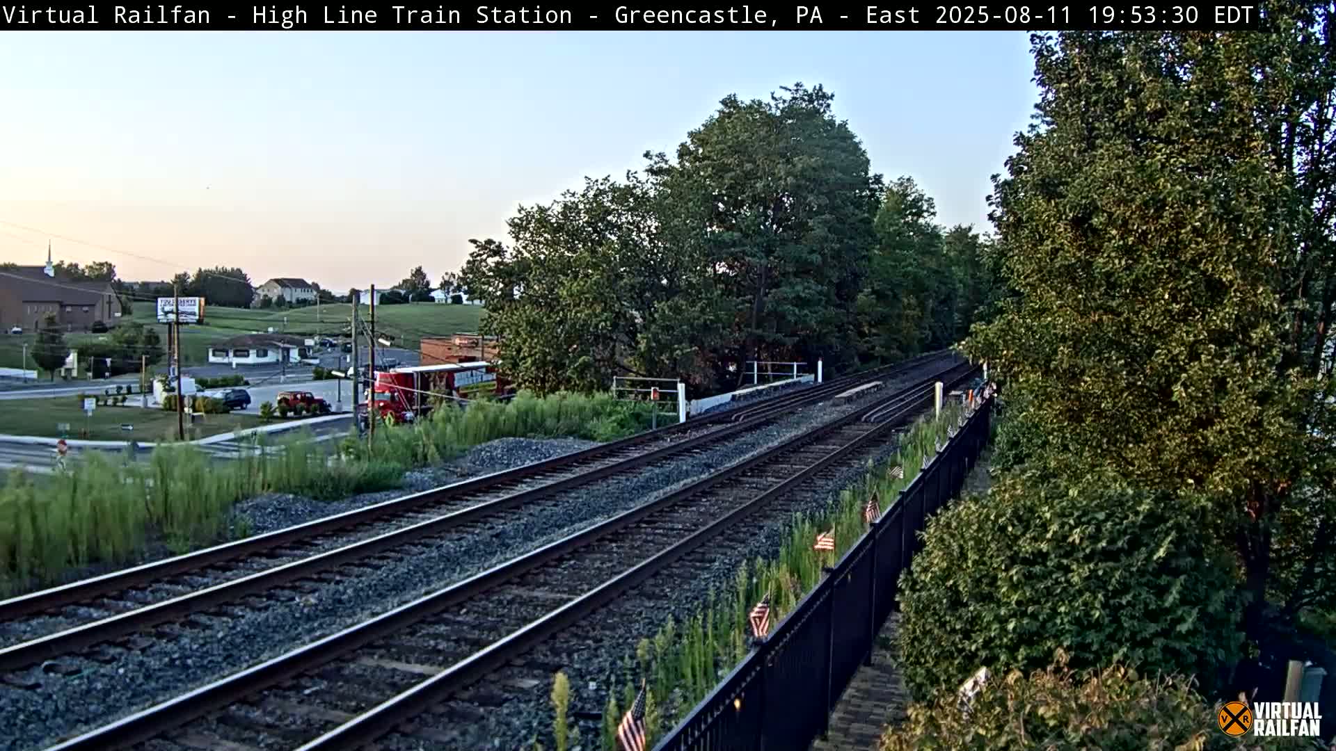 Greencastle Highline Train Station Live Cam - Greencastle, Franklin, Pennsylvania, USA
