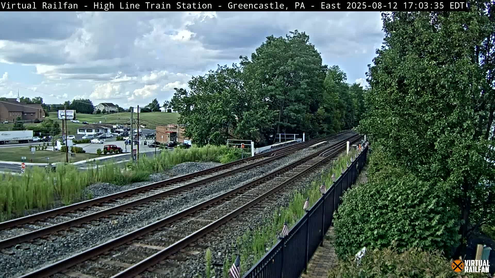 Greencastle Highline Train Station Live Cam - Greencastle, Franklin, Pennsylvania, USA