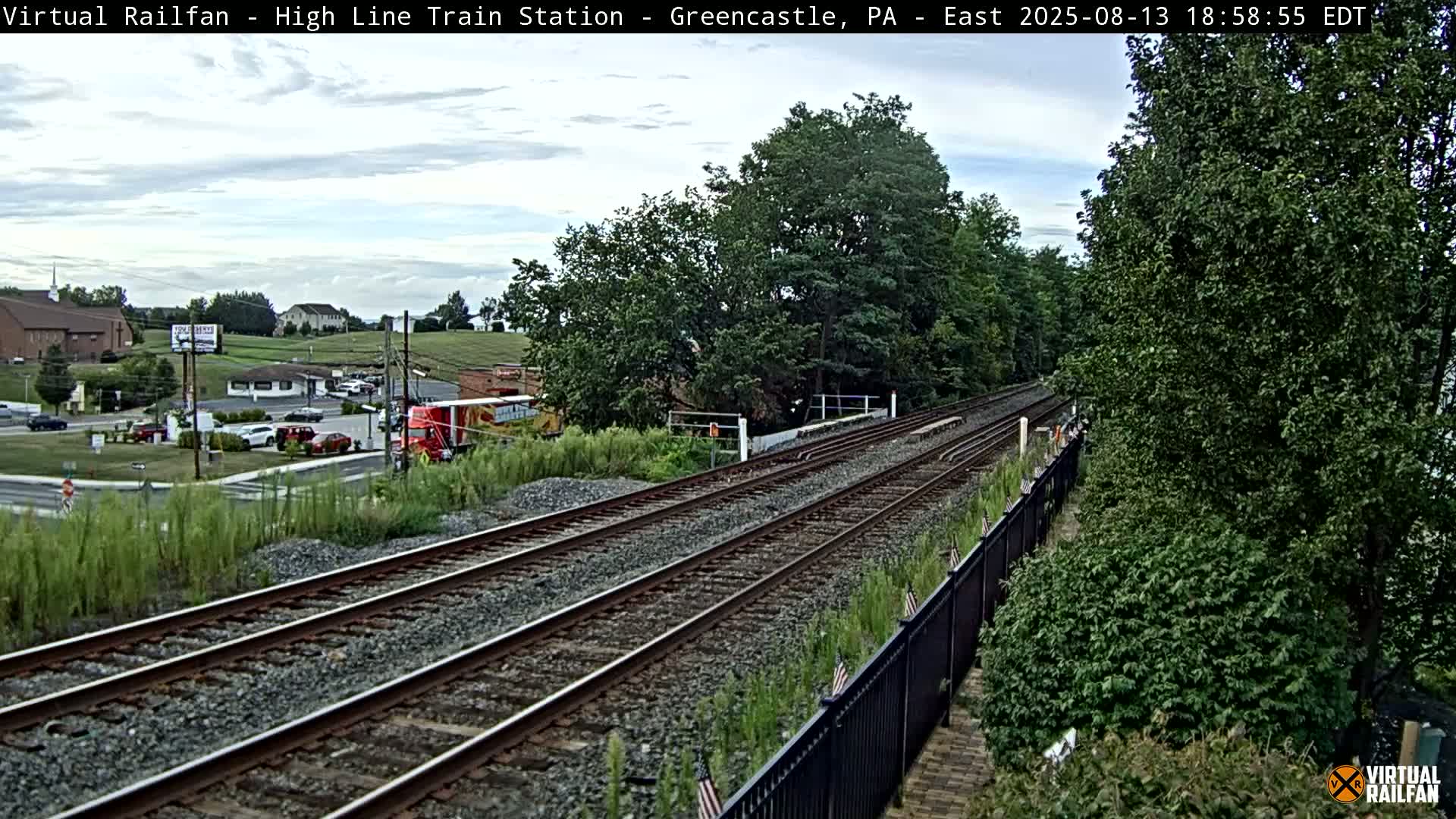 Greencastle Highline Train Station Live Cam - Greencastle, Franklin, Pennsylvania, USA
