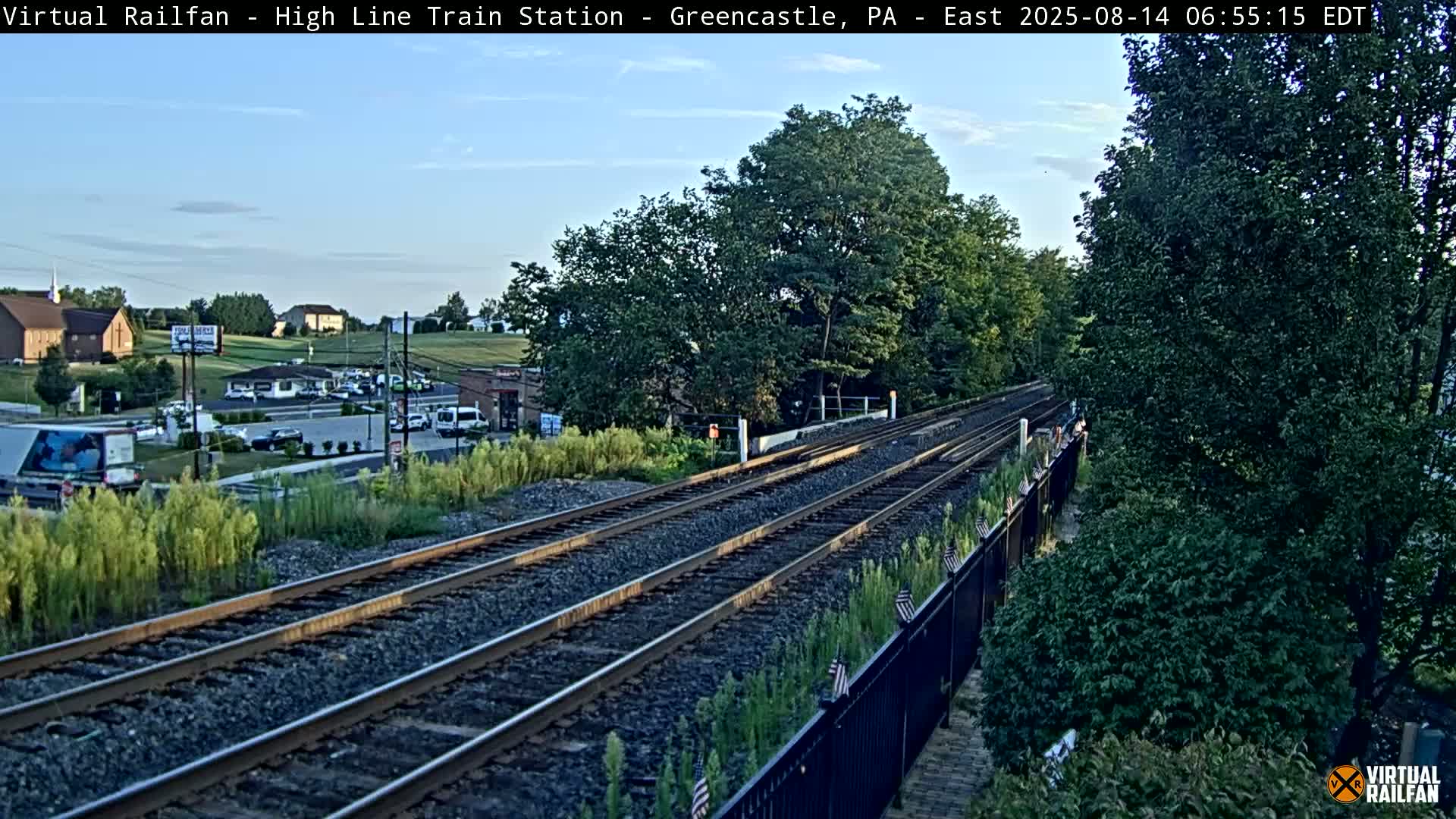 Greencastle Highline Train Station Live Cam - Greencastle, Franklin, Pennsylvania, USA