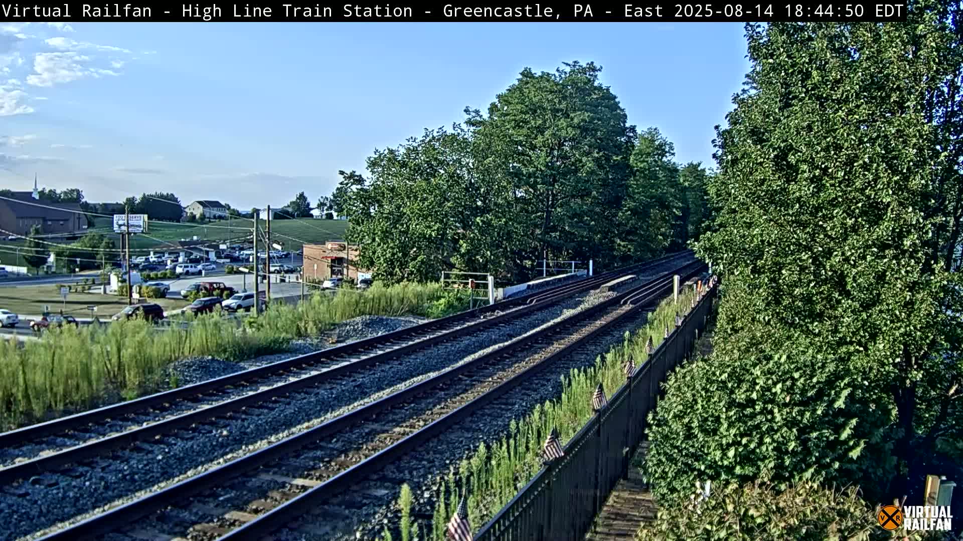 Greencastle Highline Train Station Live Cam - Greencastle, Franklin, Pennsylvania, USA