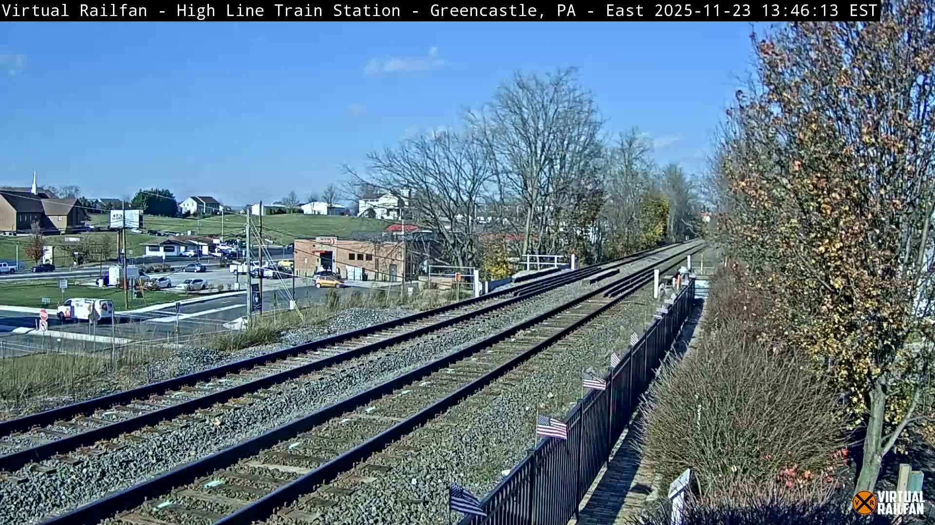 Greencastle Highline Train Station Live Cam - Greencastle, Franklin, Pennsylvania, USA