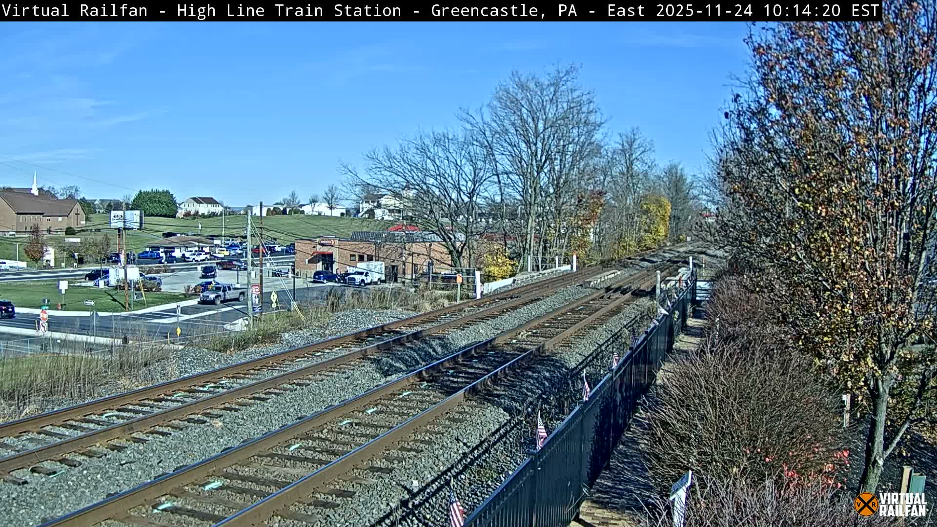 Greencastle Highline Train Station Live Cam - Greencastle, Franklin, Pennsylvania, USA